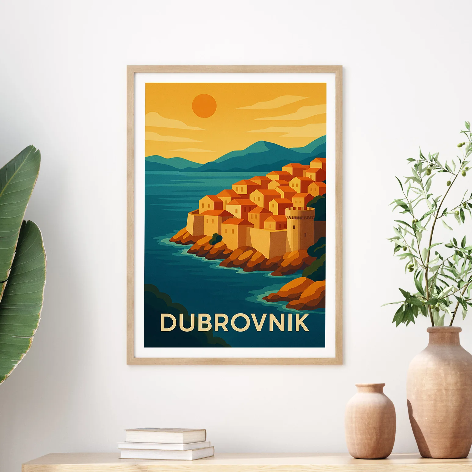 Dubrovnik graphic print