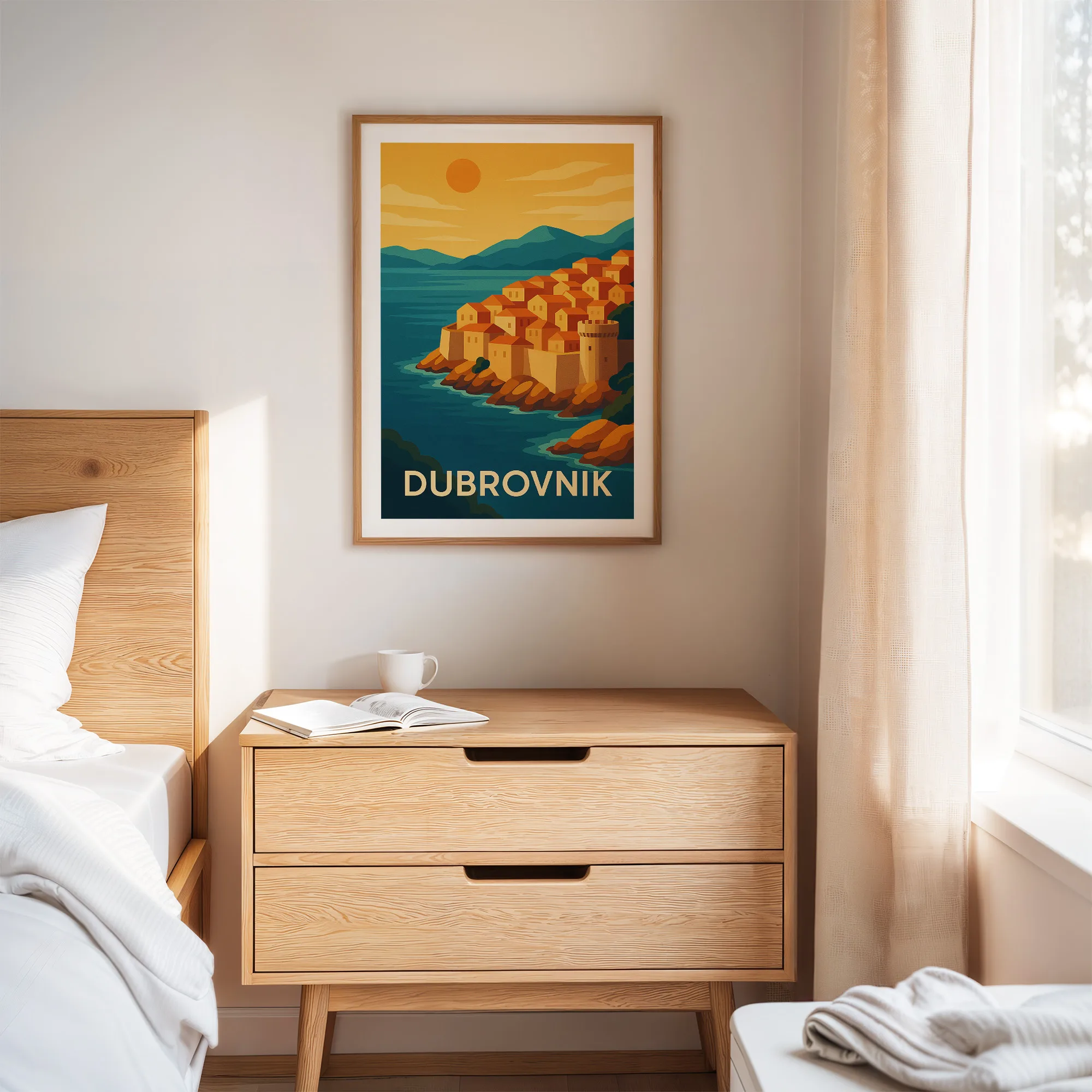 Dubrovnik graphic print