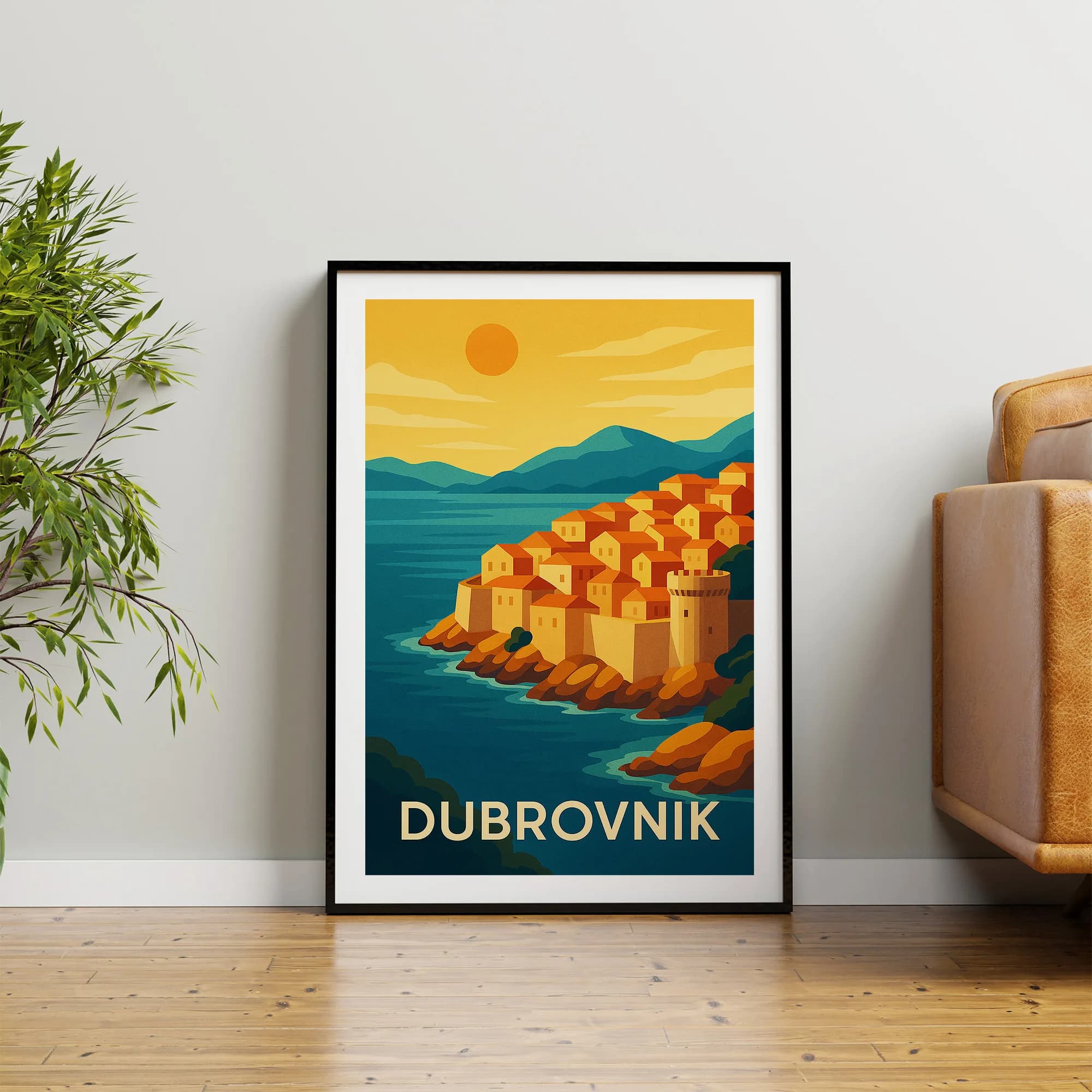 Dubrovnik graphic print