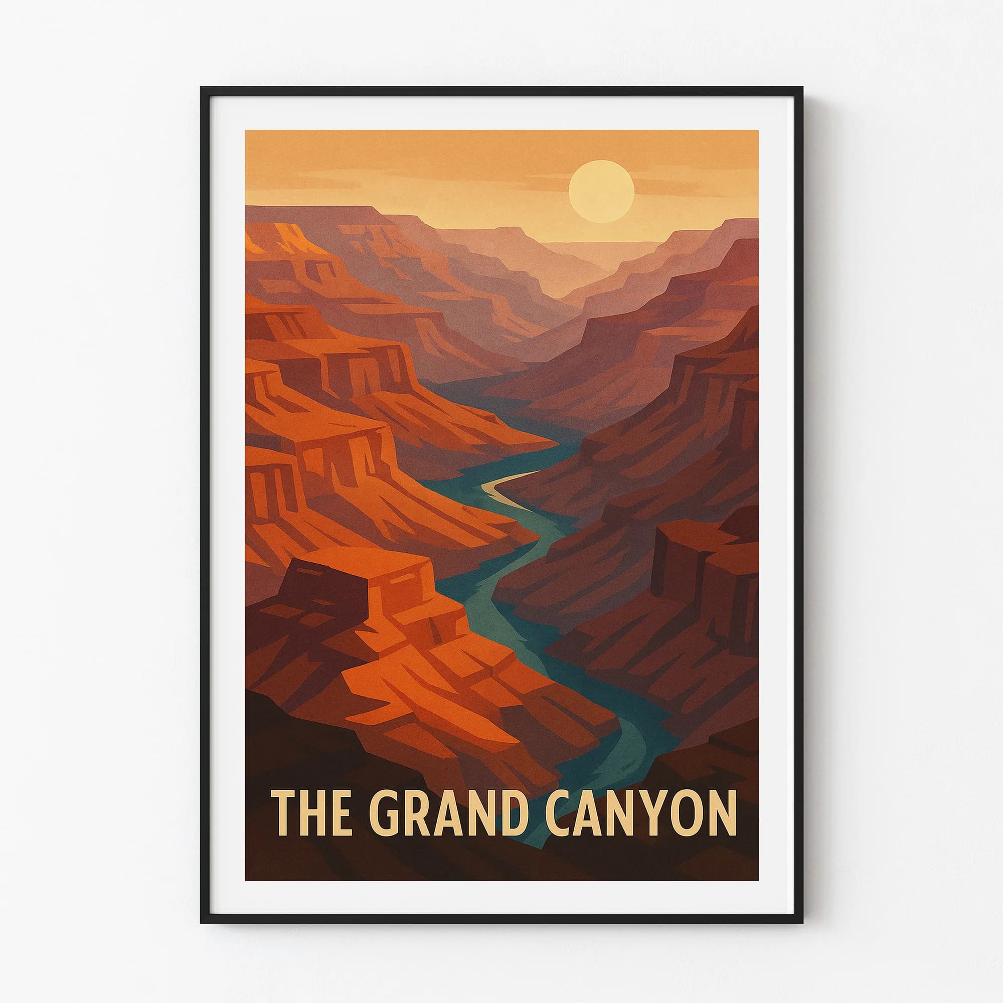 Grand Canyon graphic print