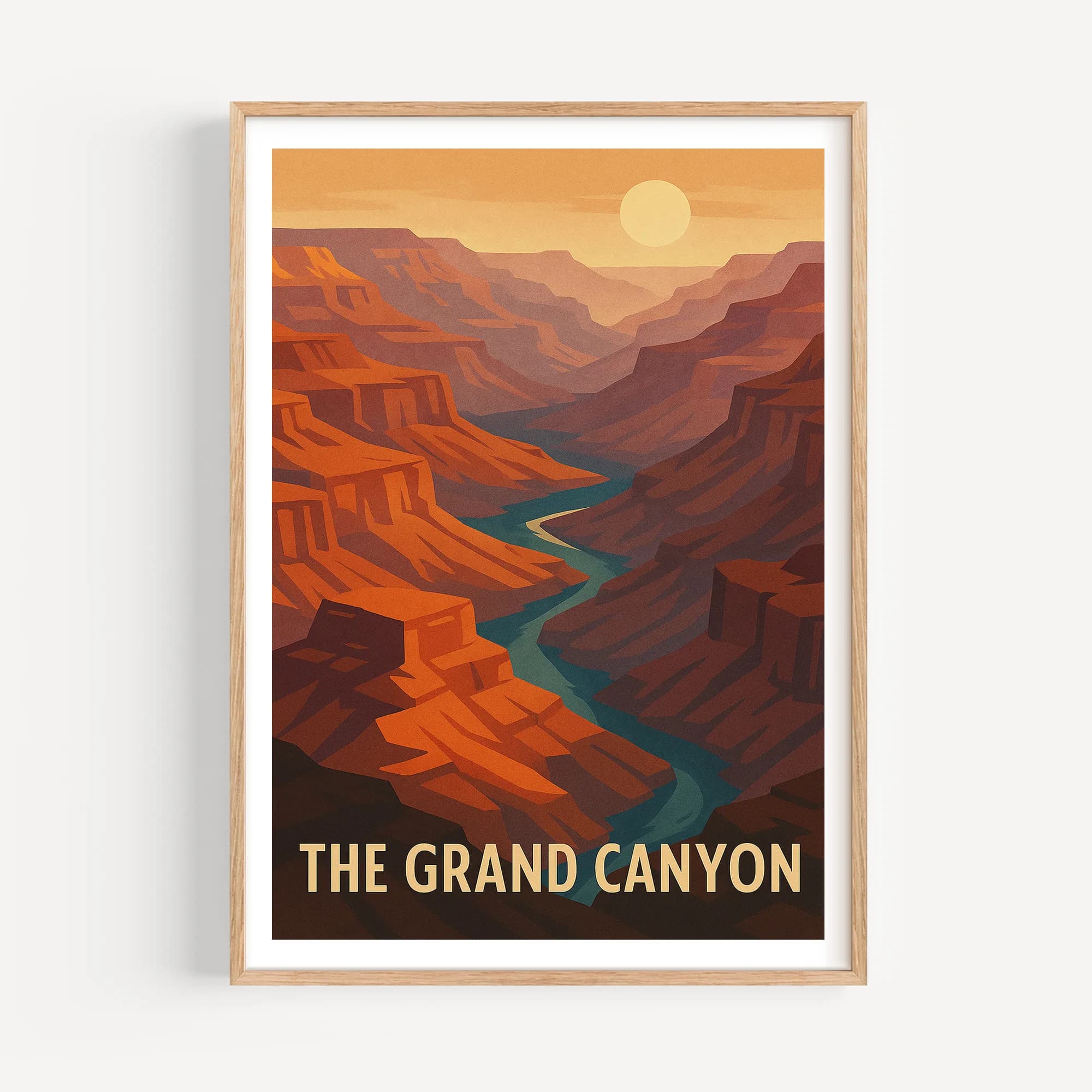 Grand Canyon graphic print