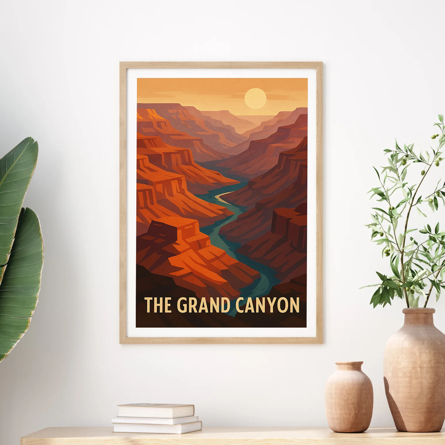 Grand Canyon graphic print