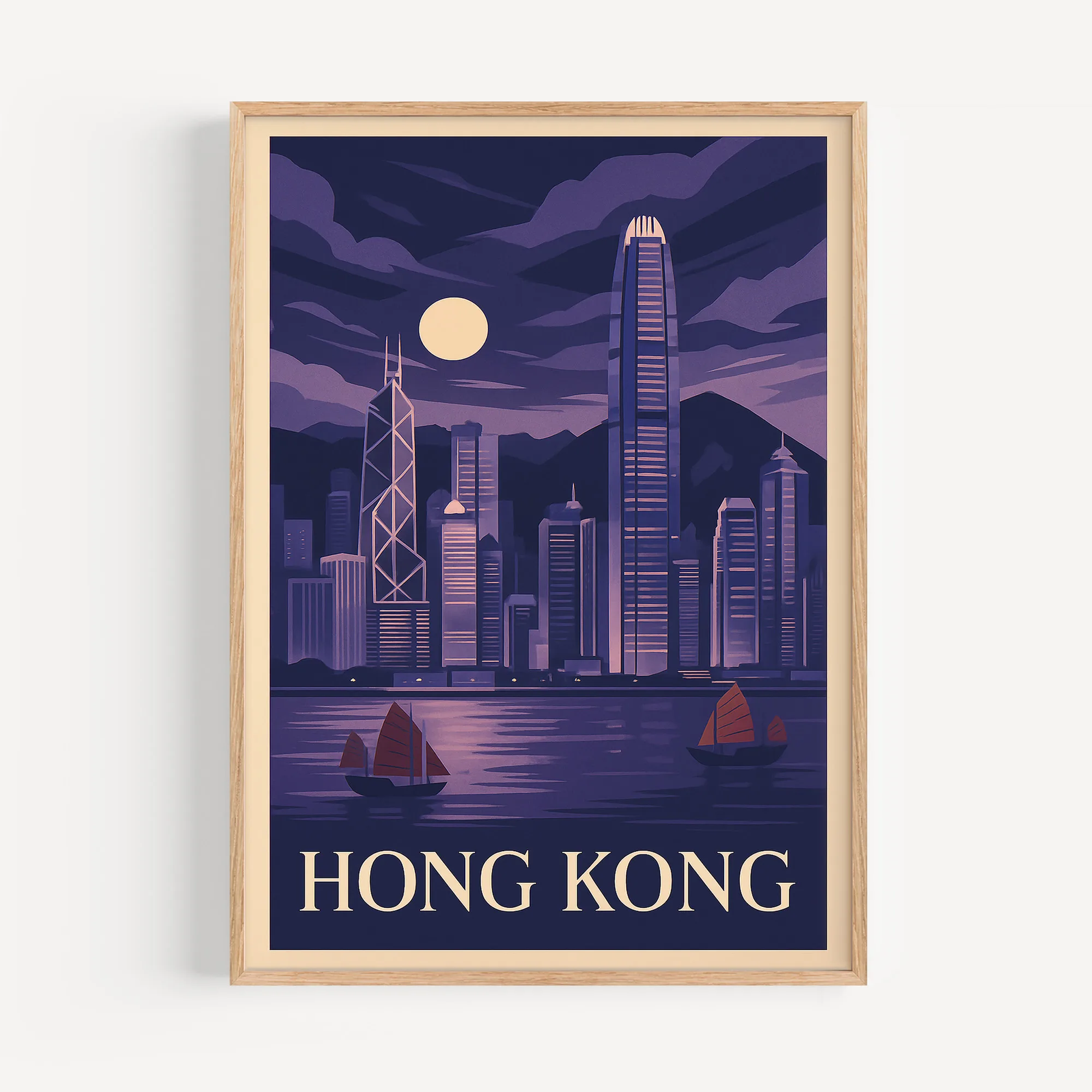 Hong Kong graphic print
