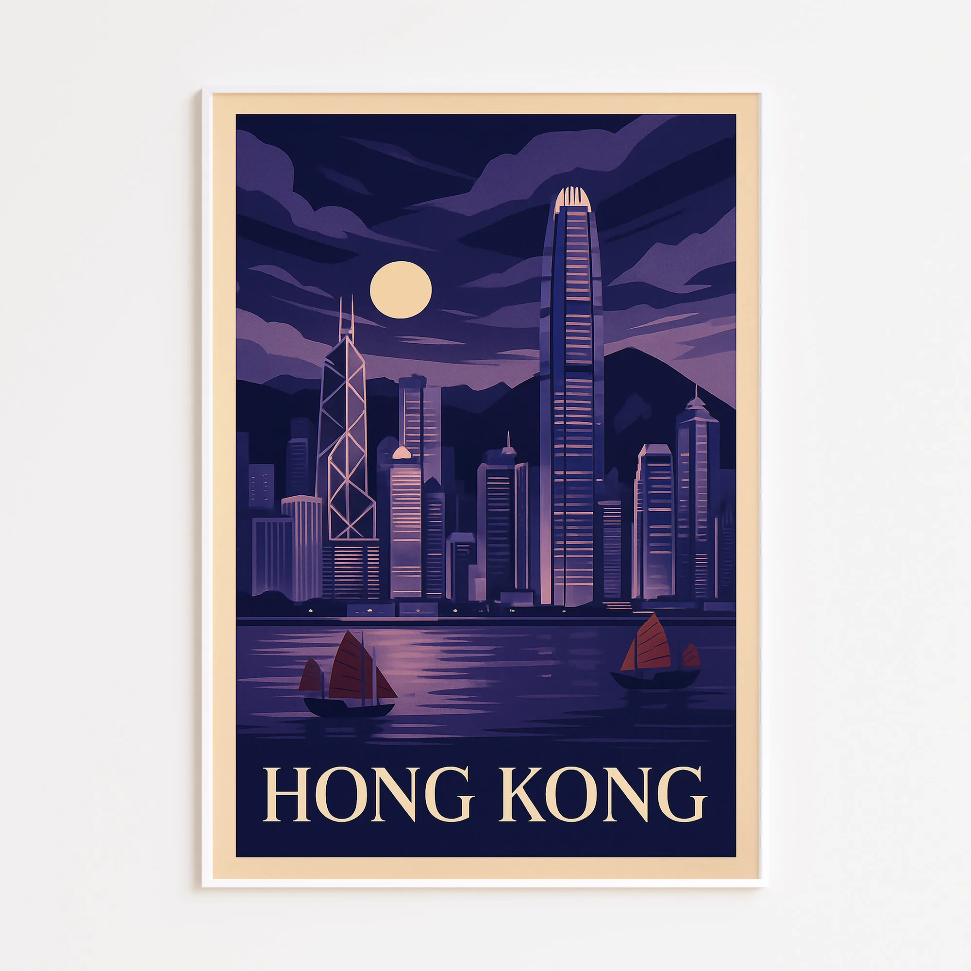 Hong Kong graphic print