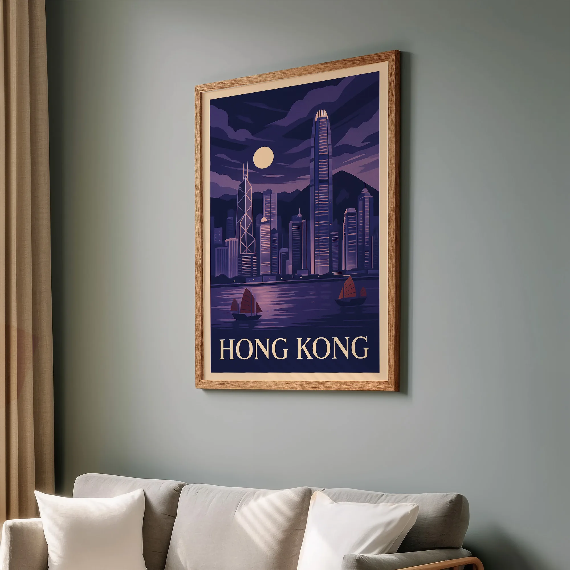 Hong Kong graphic print