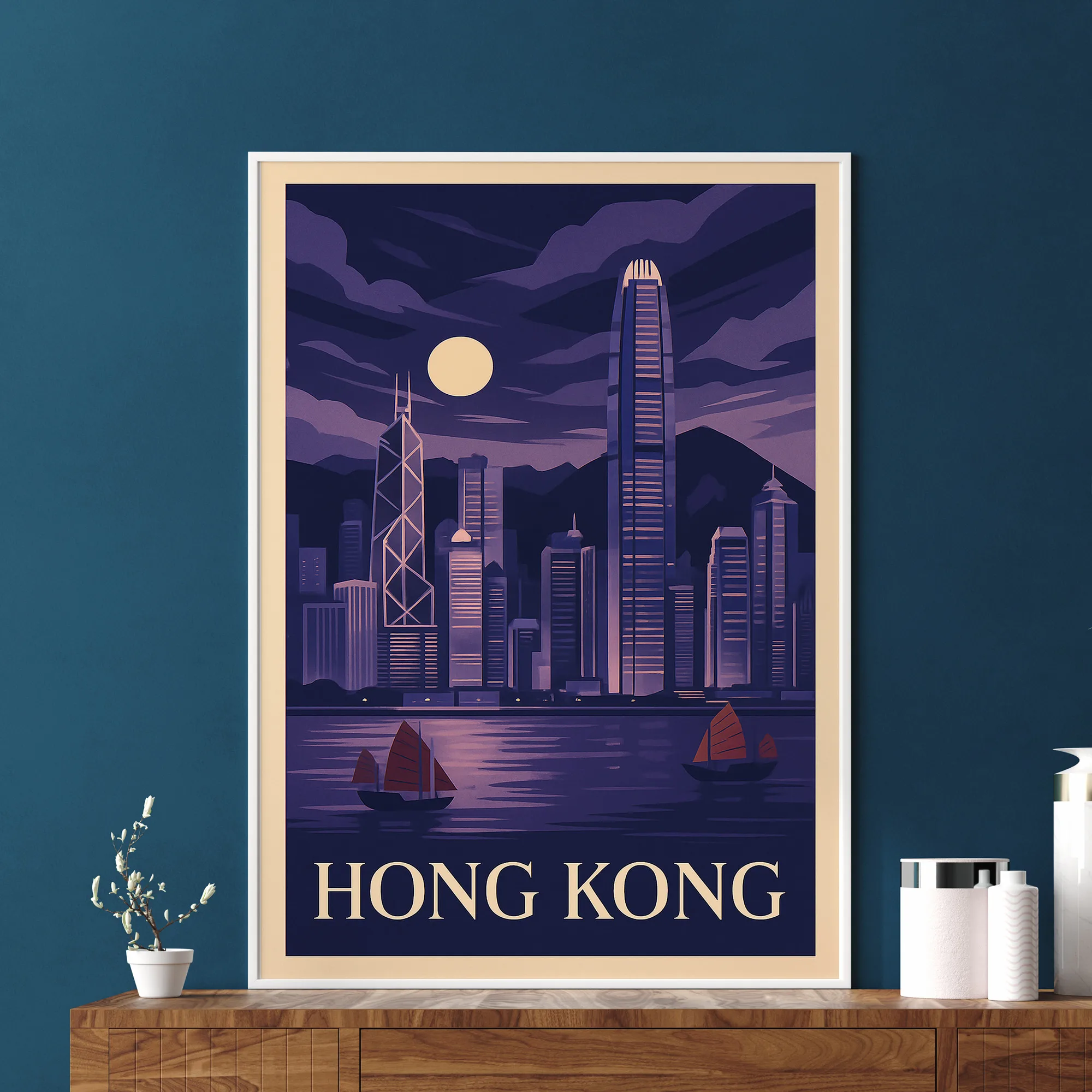 Hong Kong graphic print