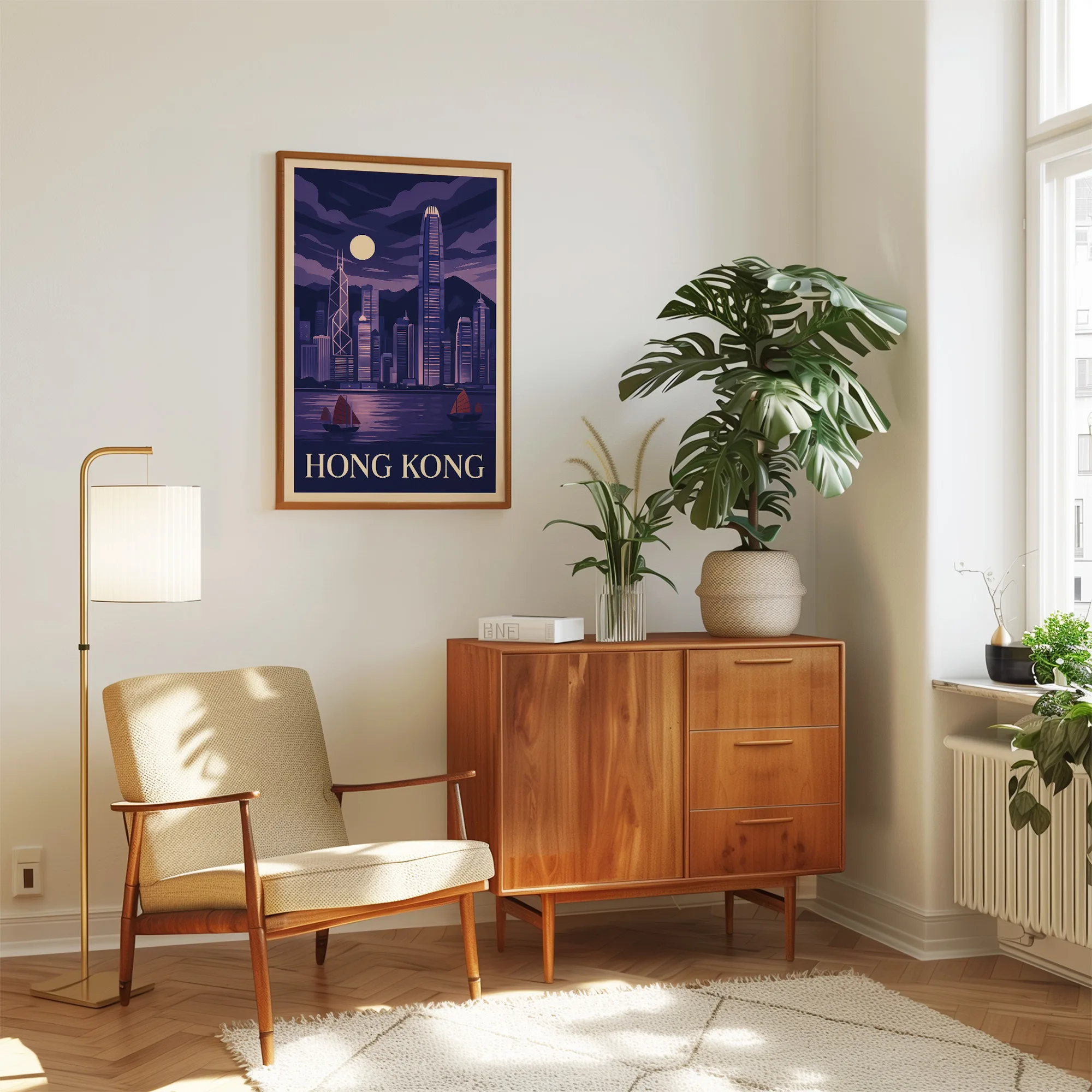 Hong Kong graphic print
