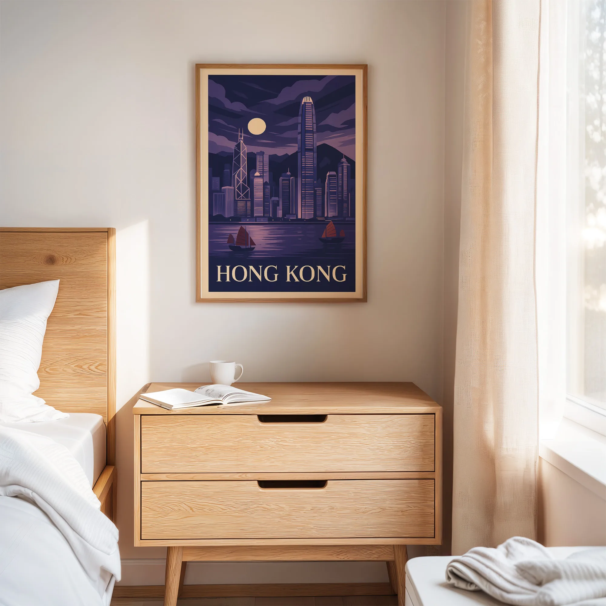Hong Kong graphic print