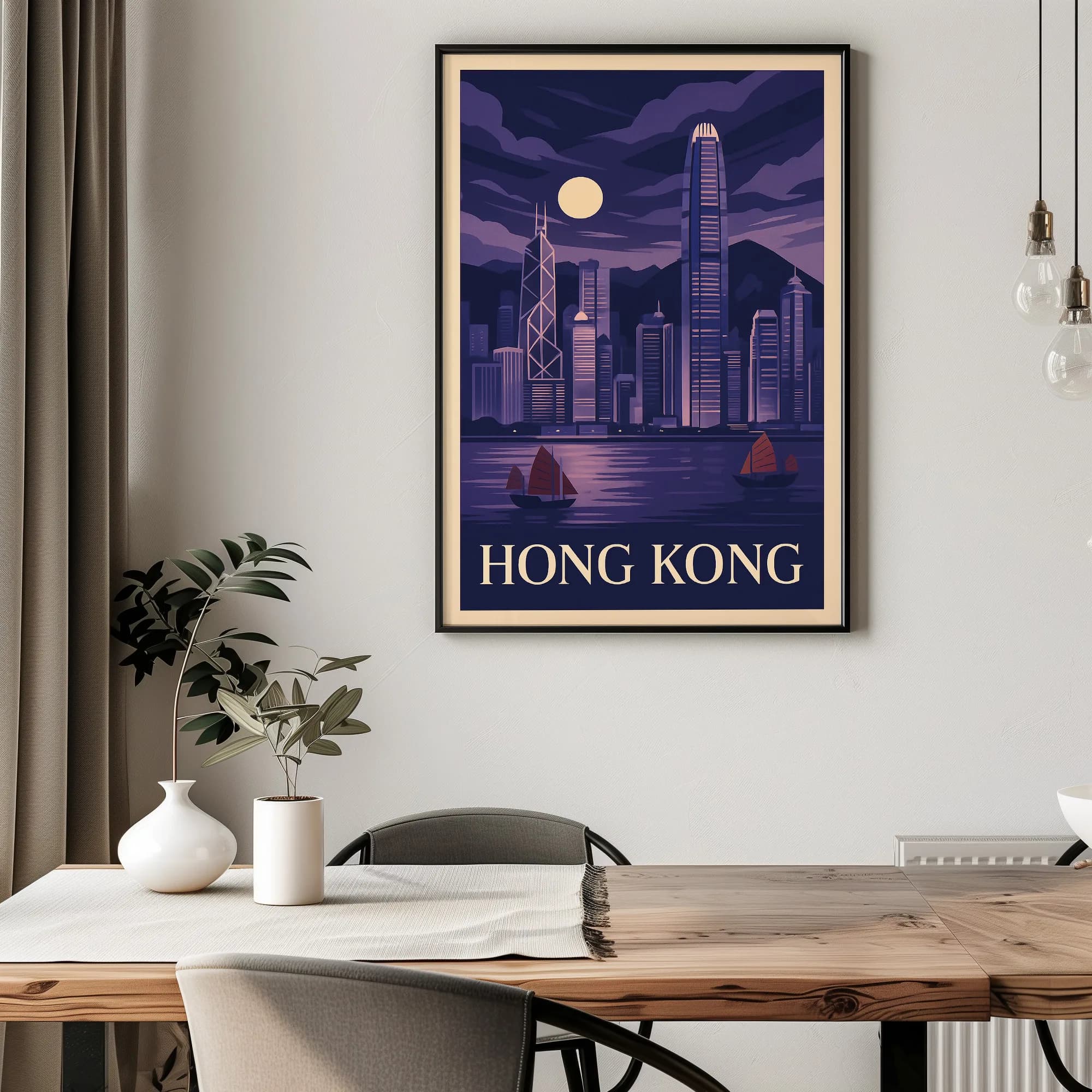 Hong Kong graphic print