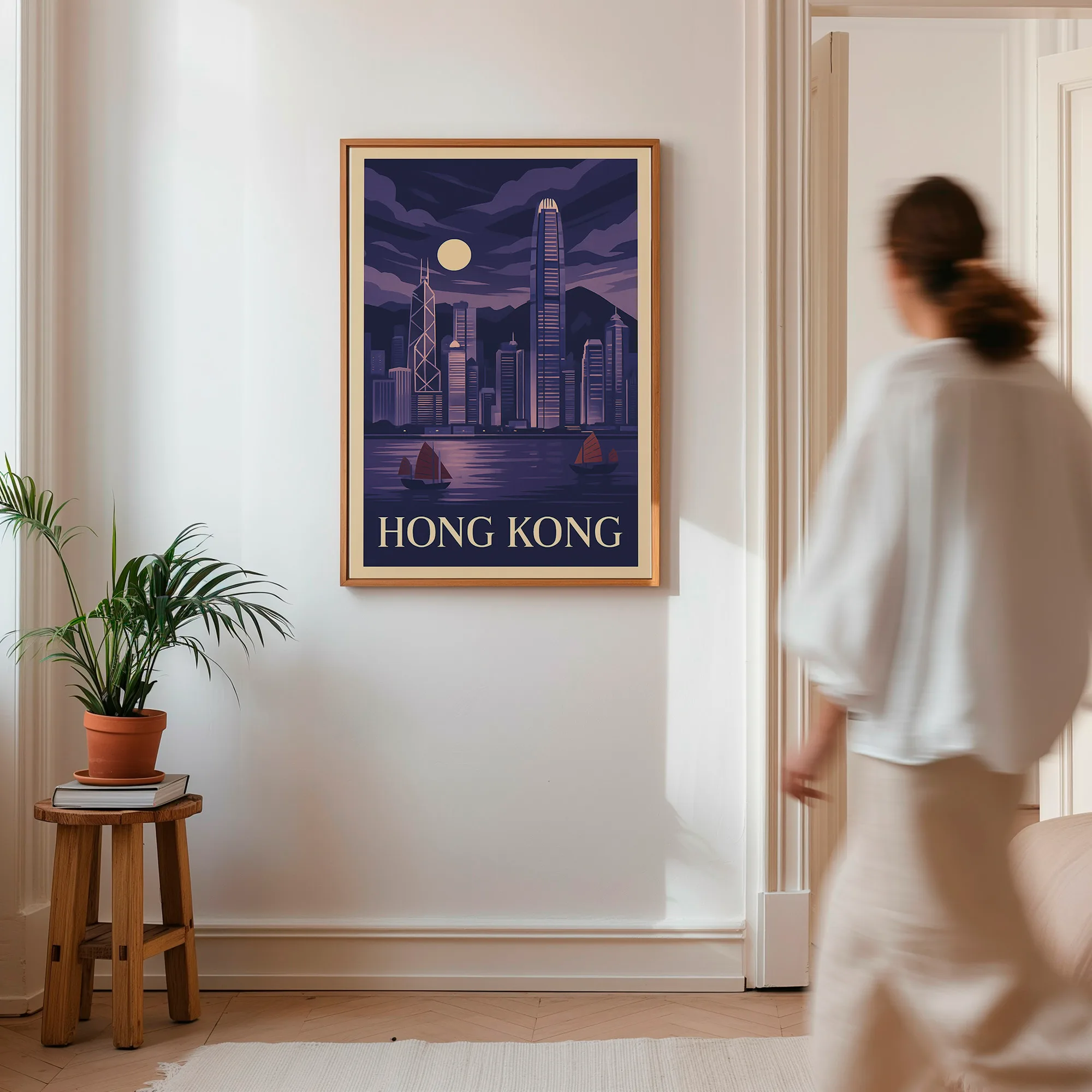 Hong Kong graphic print