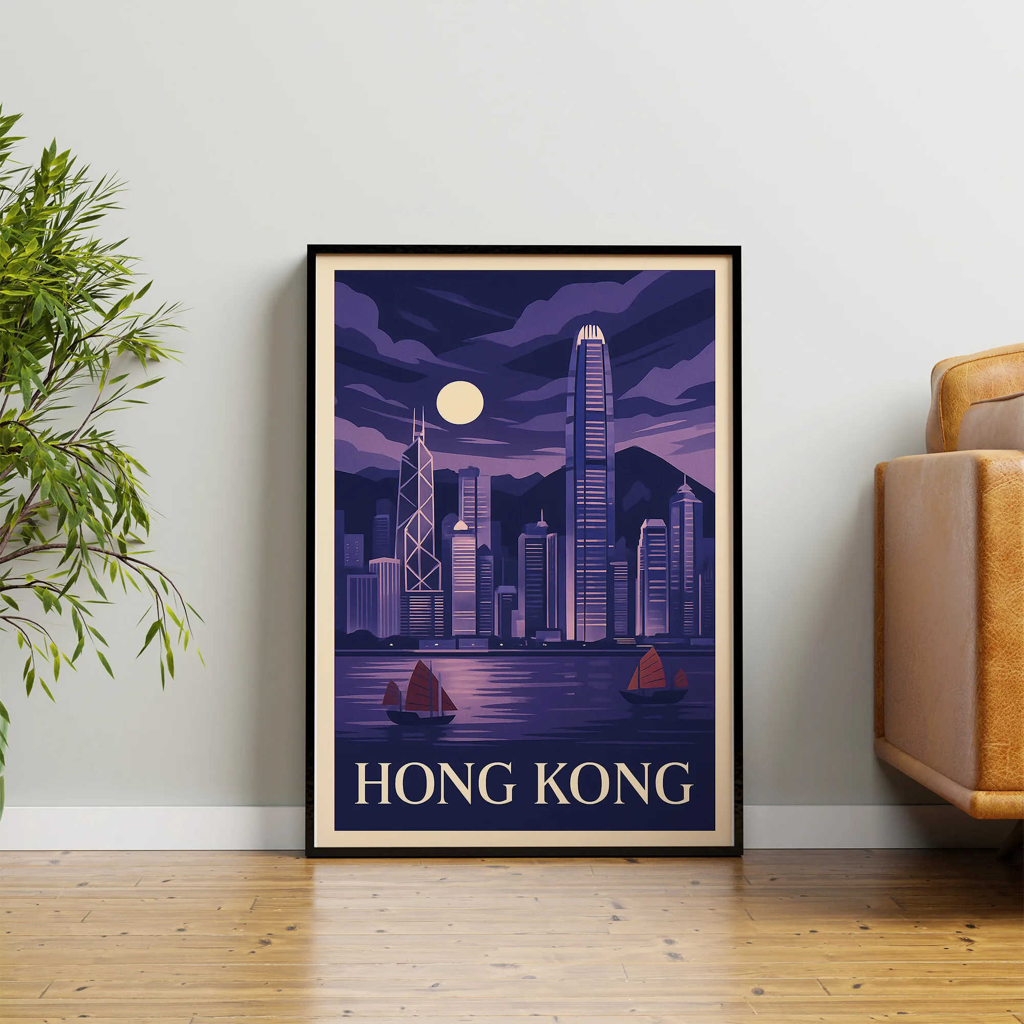 Hong Kong graphic print