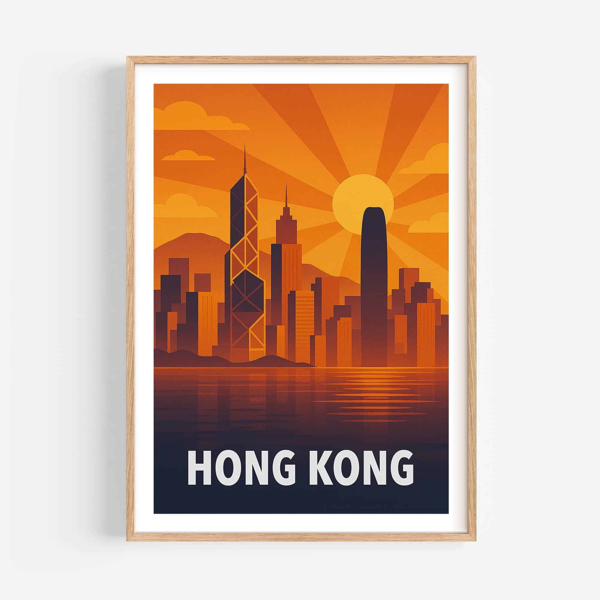 Hong Kong graphic print