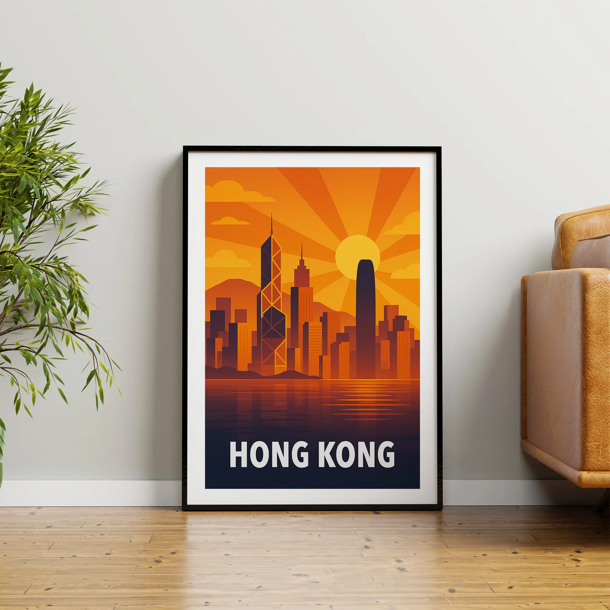 Hong Kong graphic print