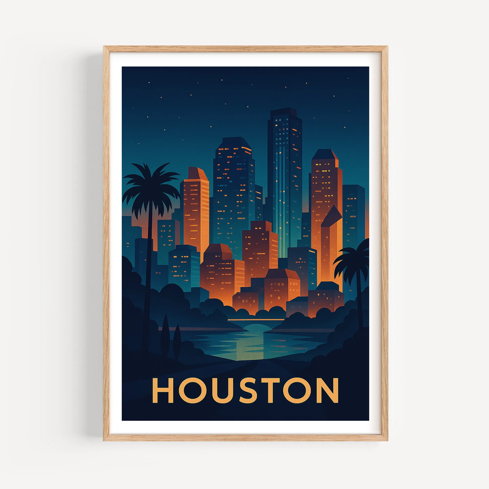 Houston graphic print