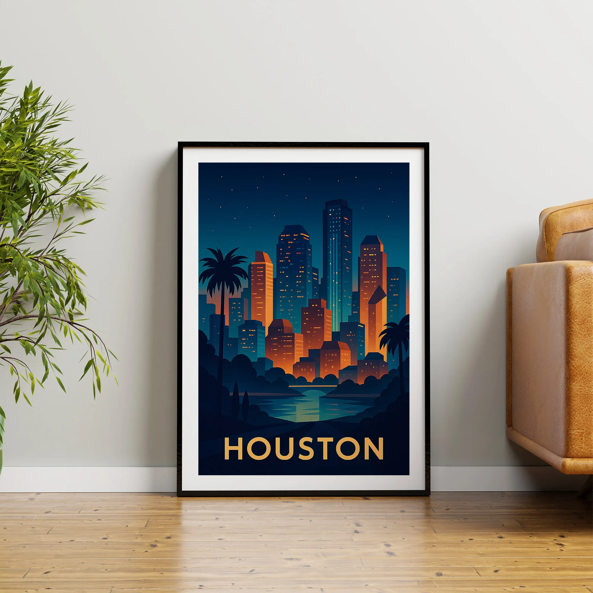 Houston graphic print