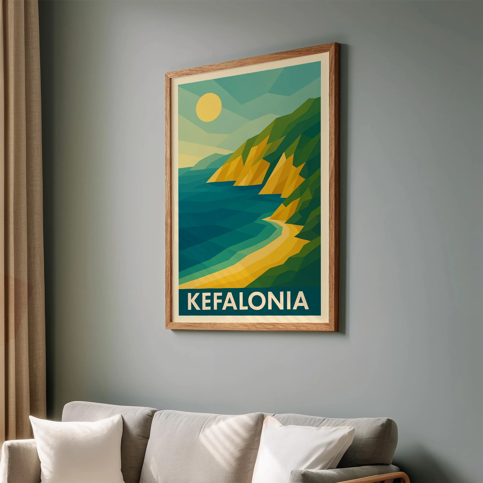 Kefalonia graphic print