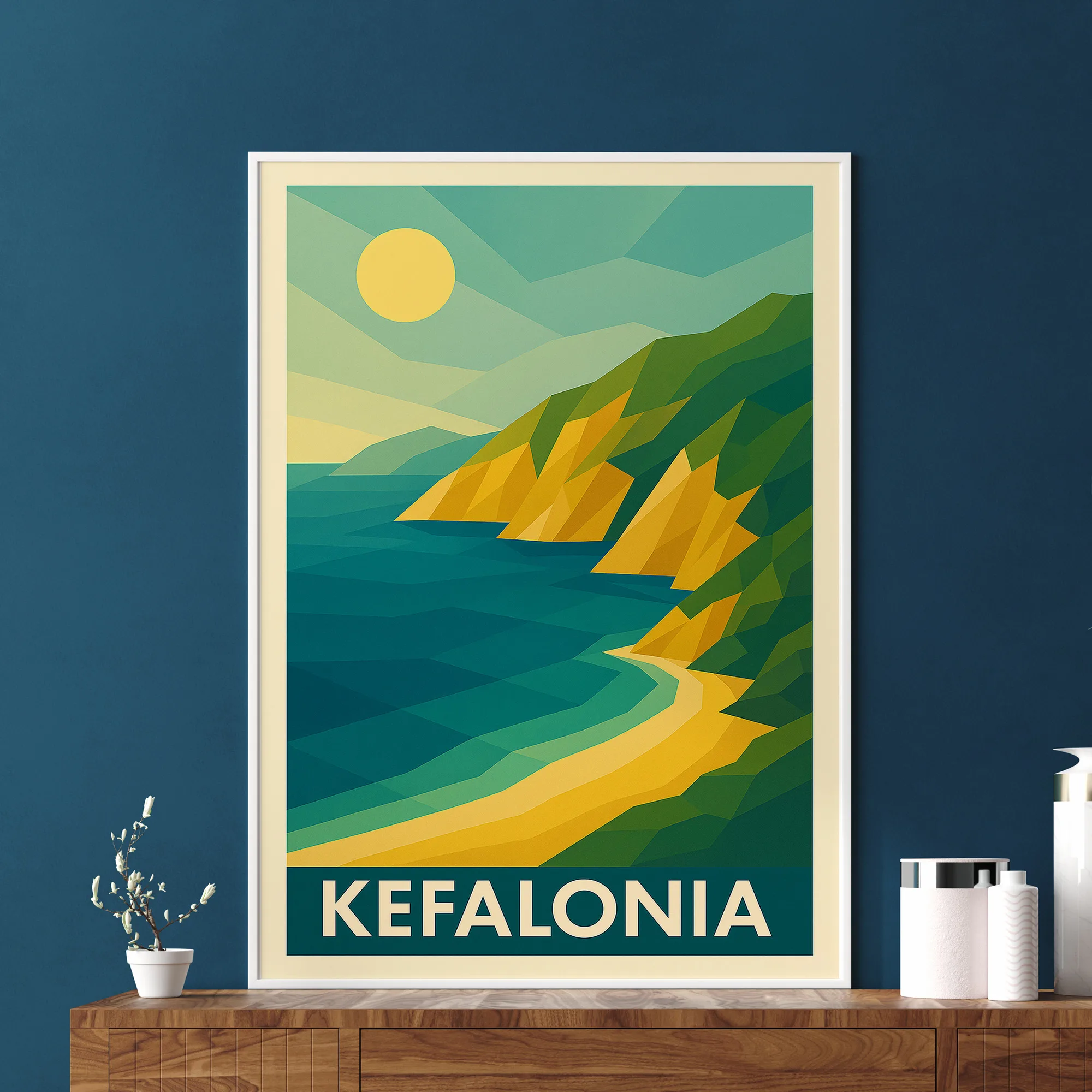 Kefalonia graphic print