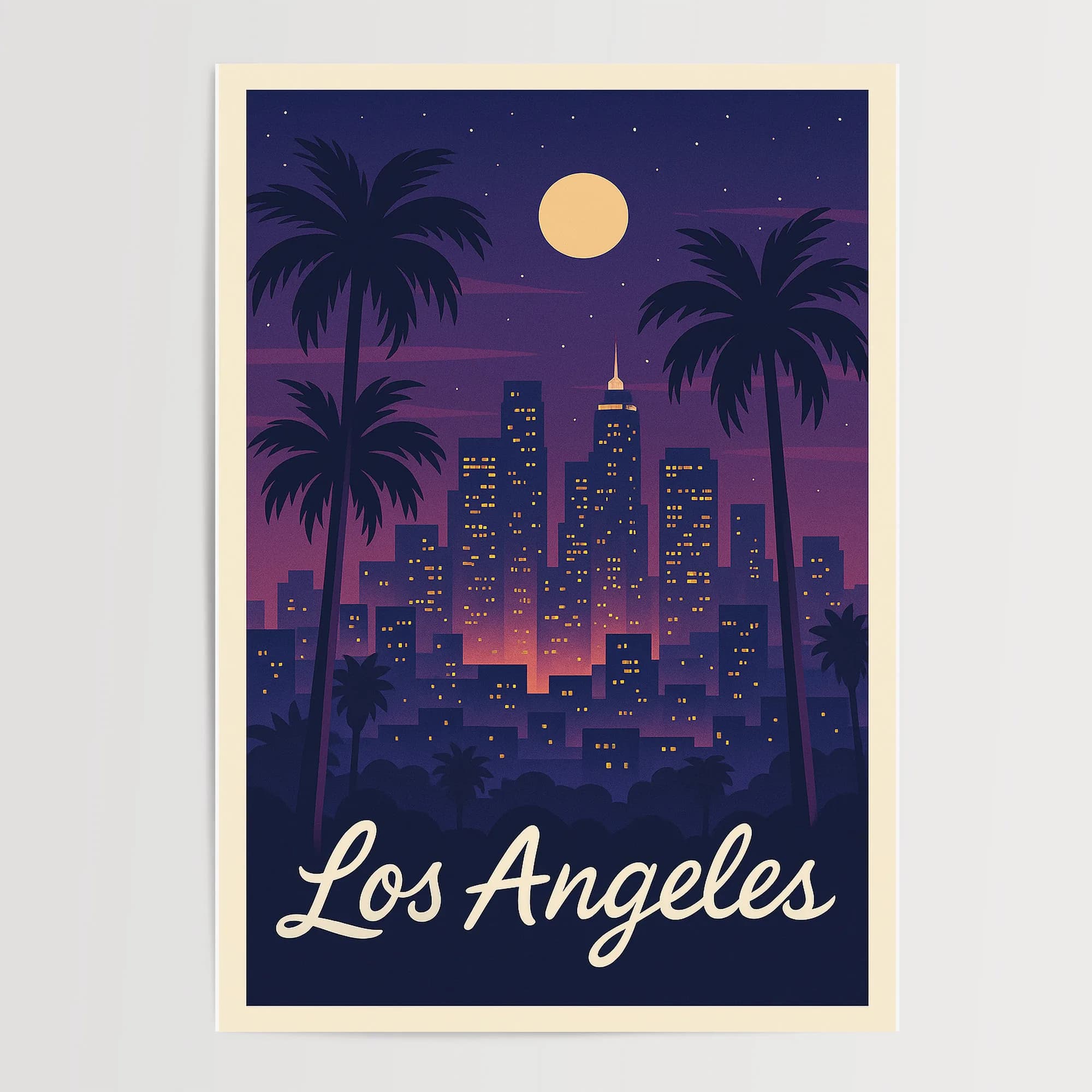 LA graphic print