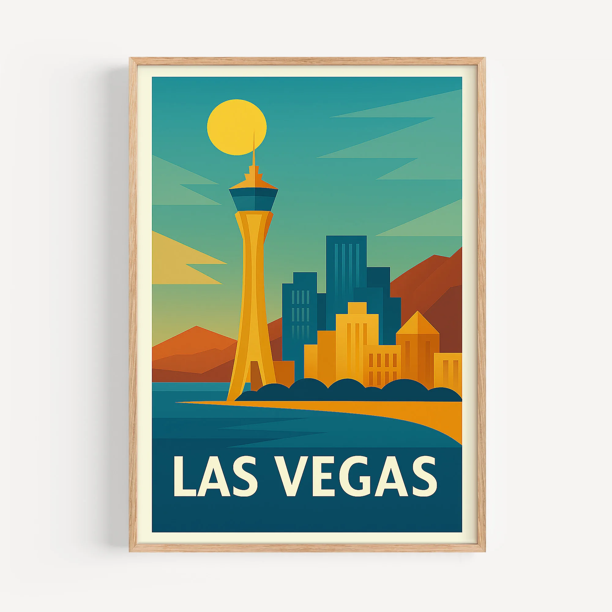 Las Vegas graphic print
