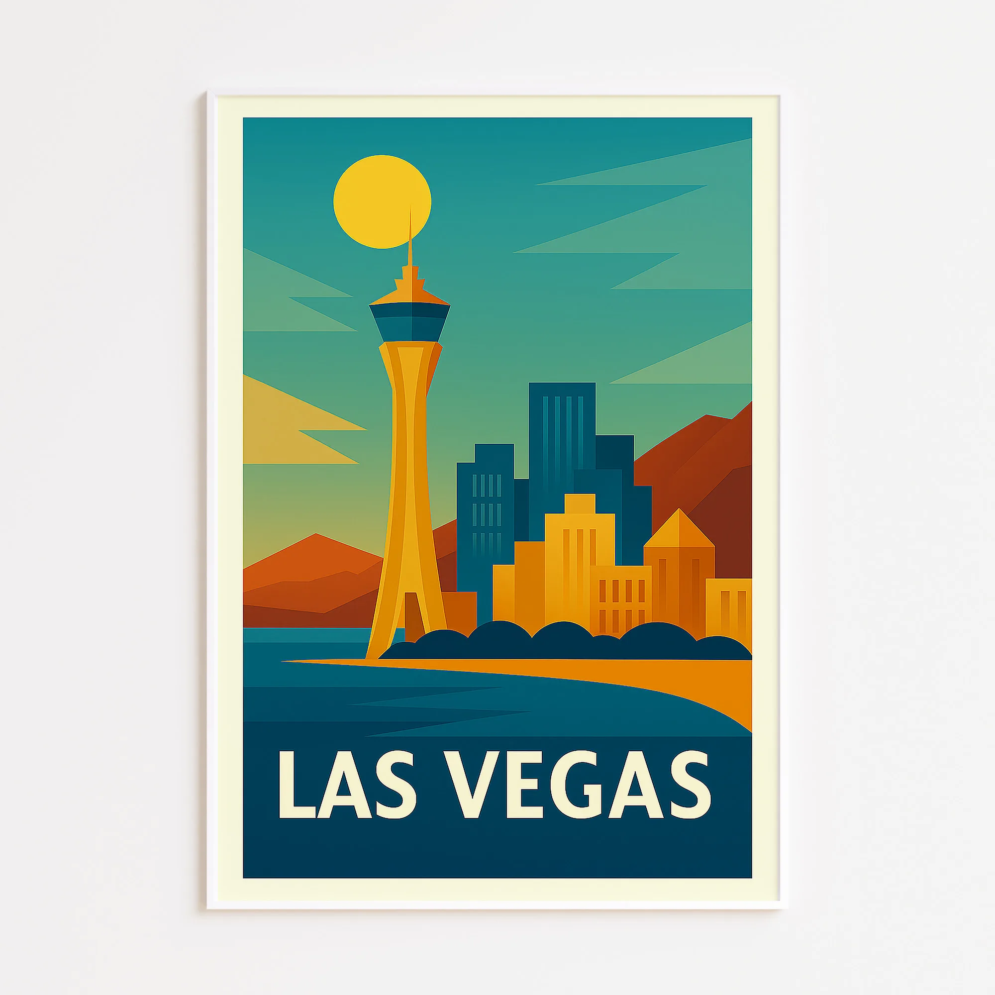 Las Vegas graphic print