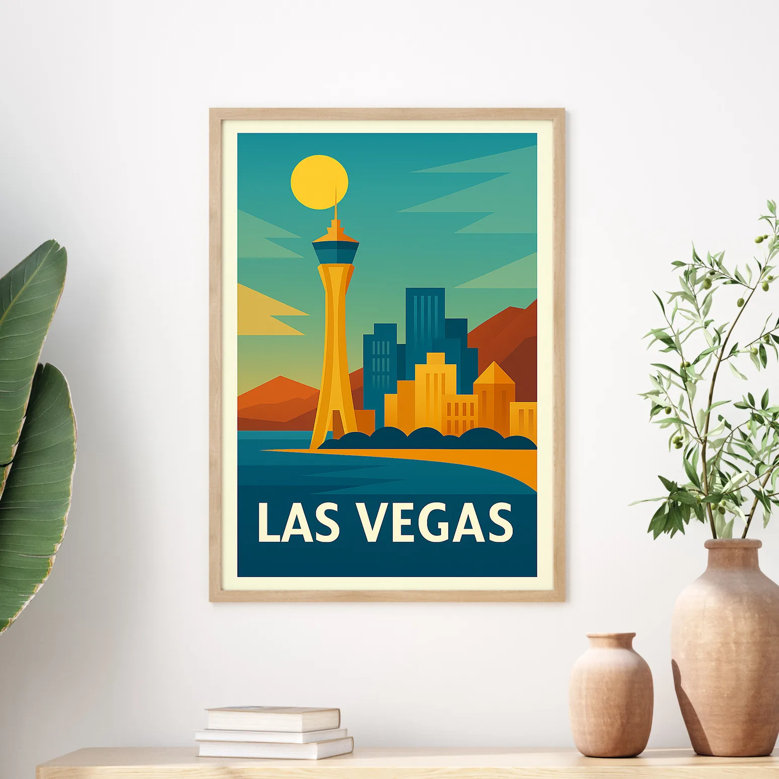Las Vegas graphic print