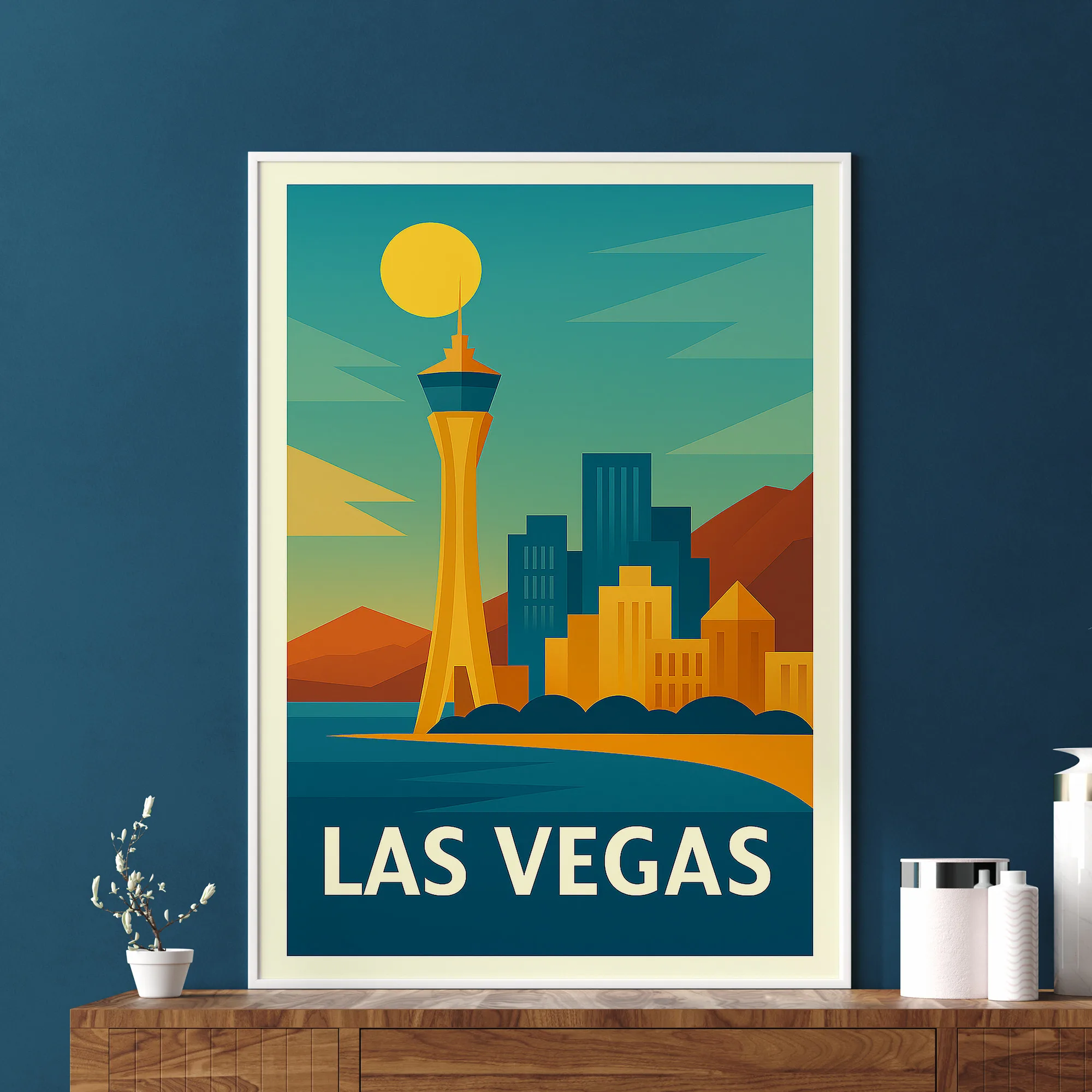Las Vegas graphic print