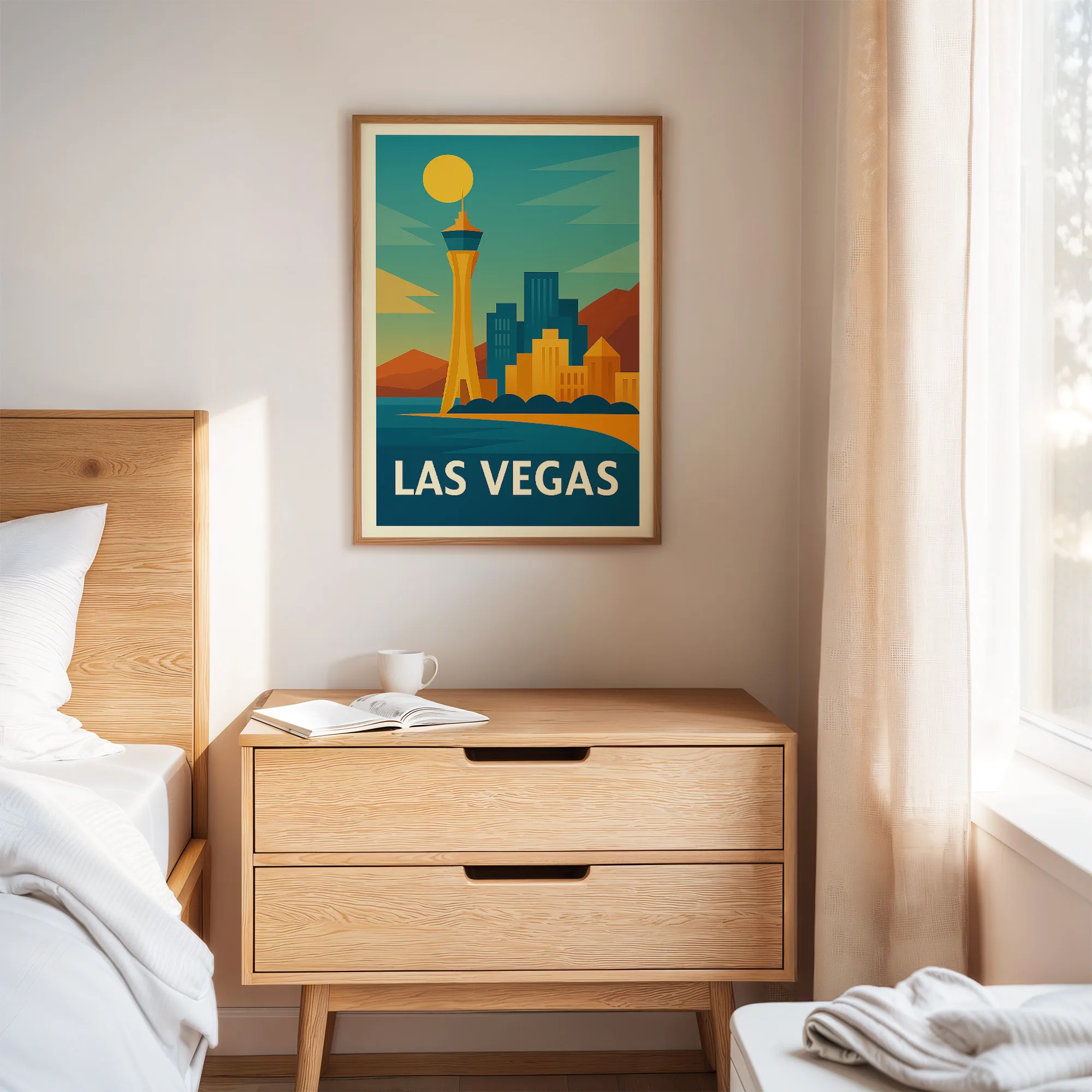 Las Vegas graphic print