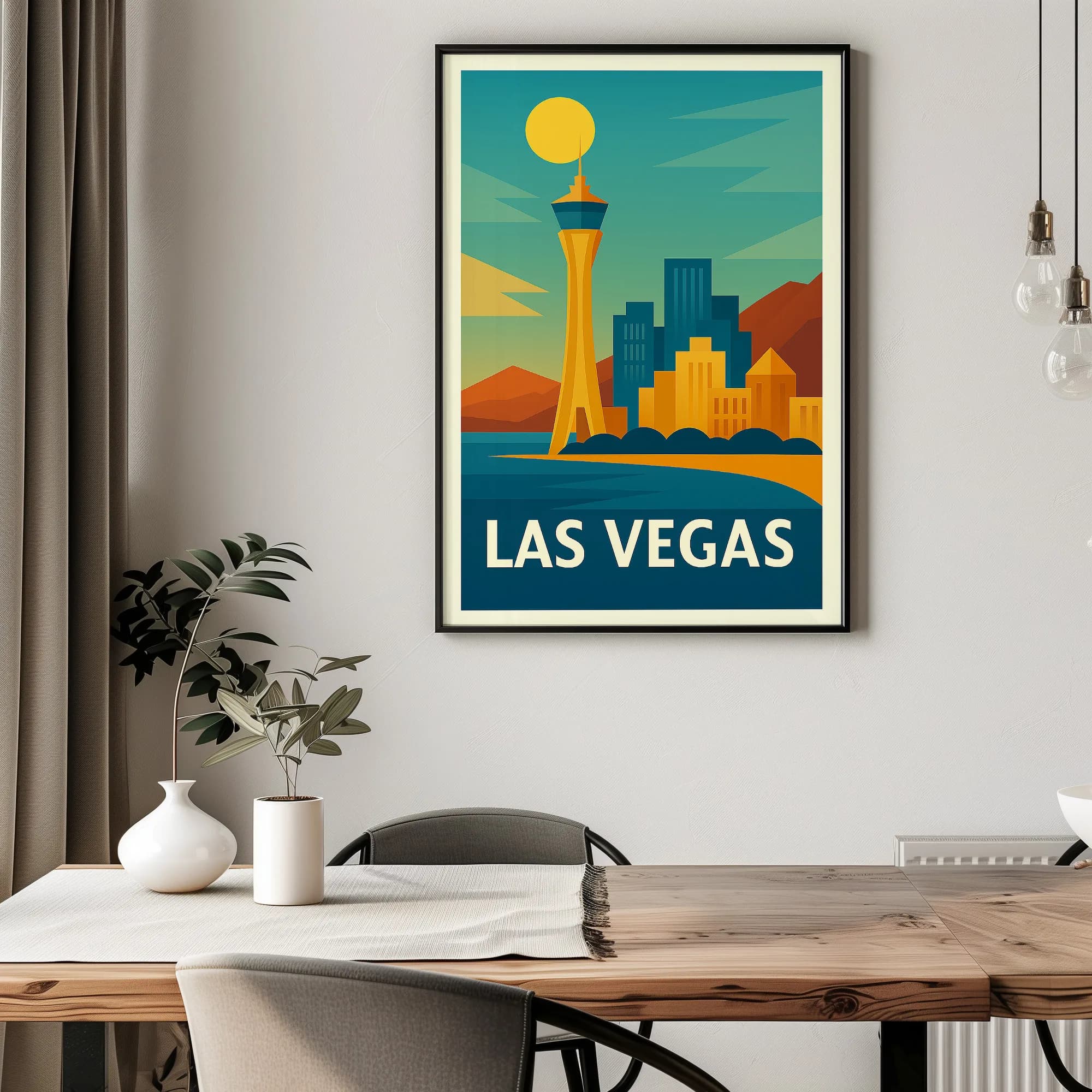 Las Vegas graphic print