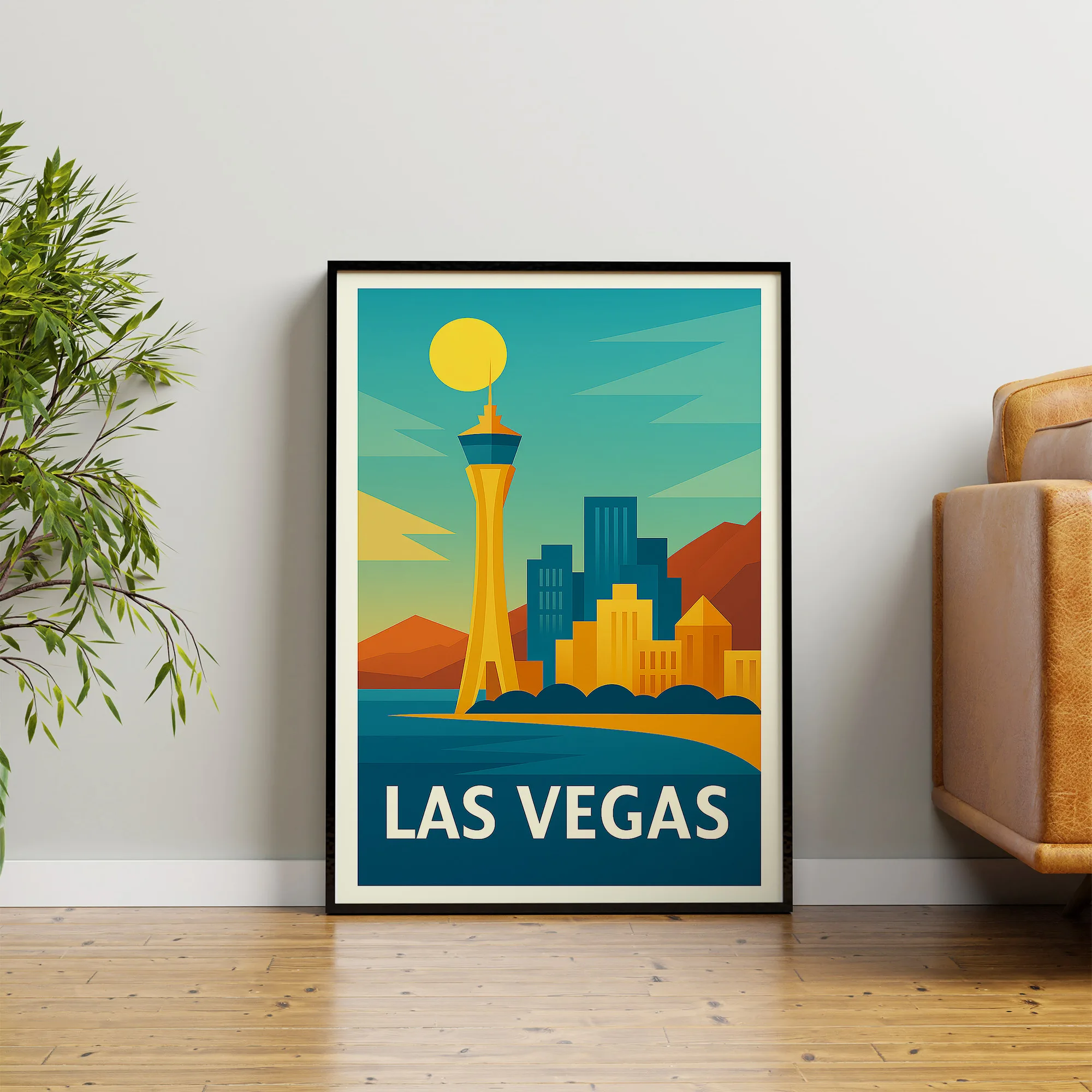 Las Vegas graphic print