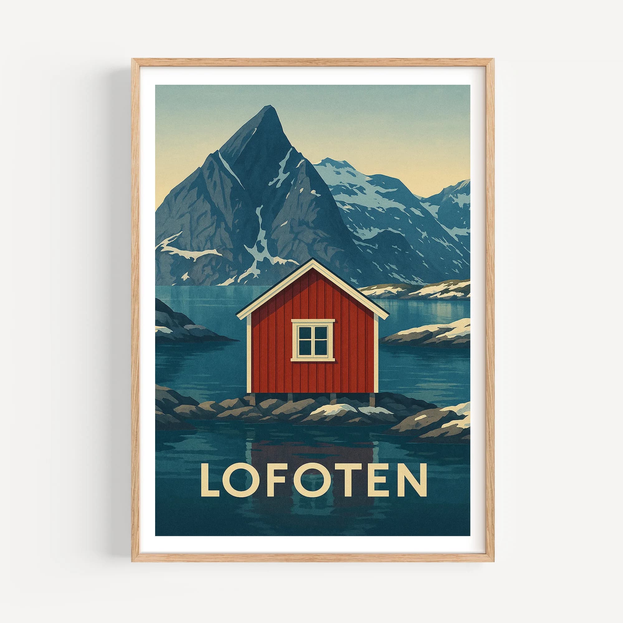 Lofoten graphic print
