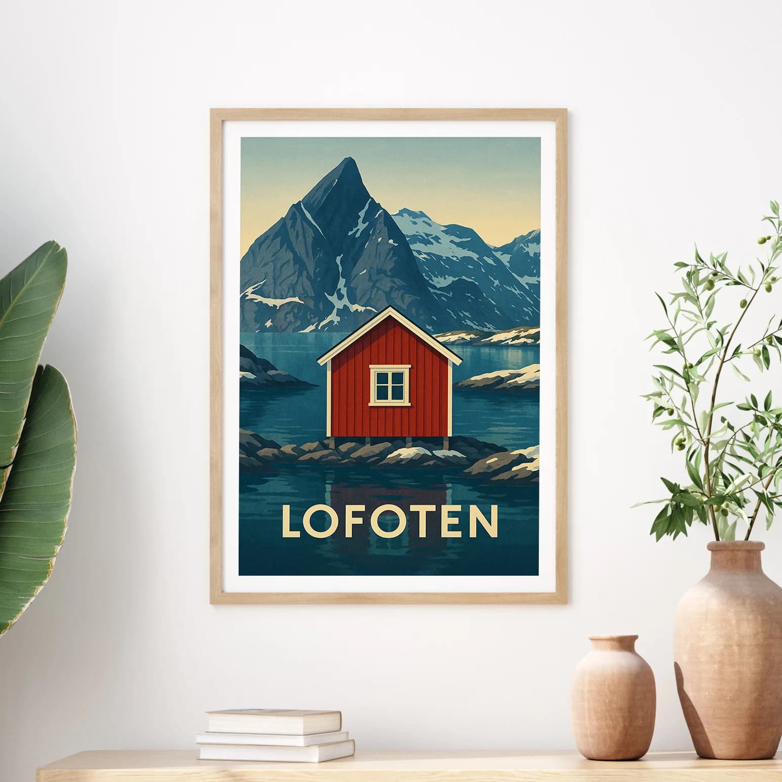 Lofoten graphic print