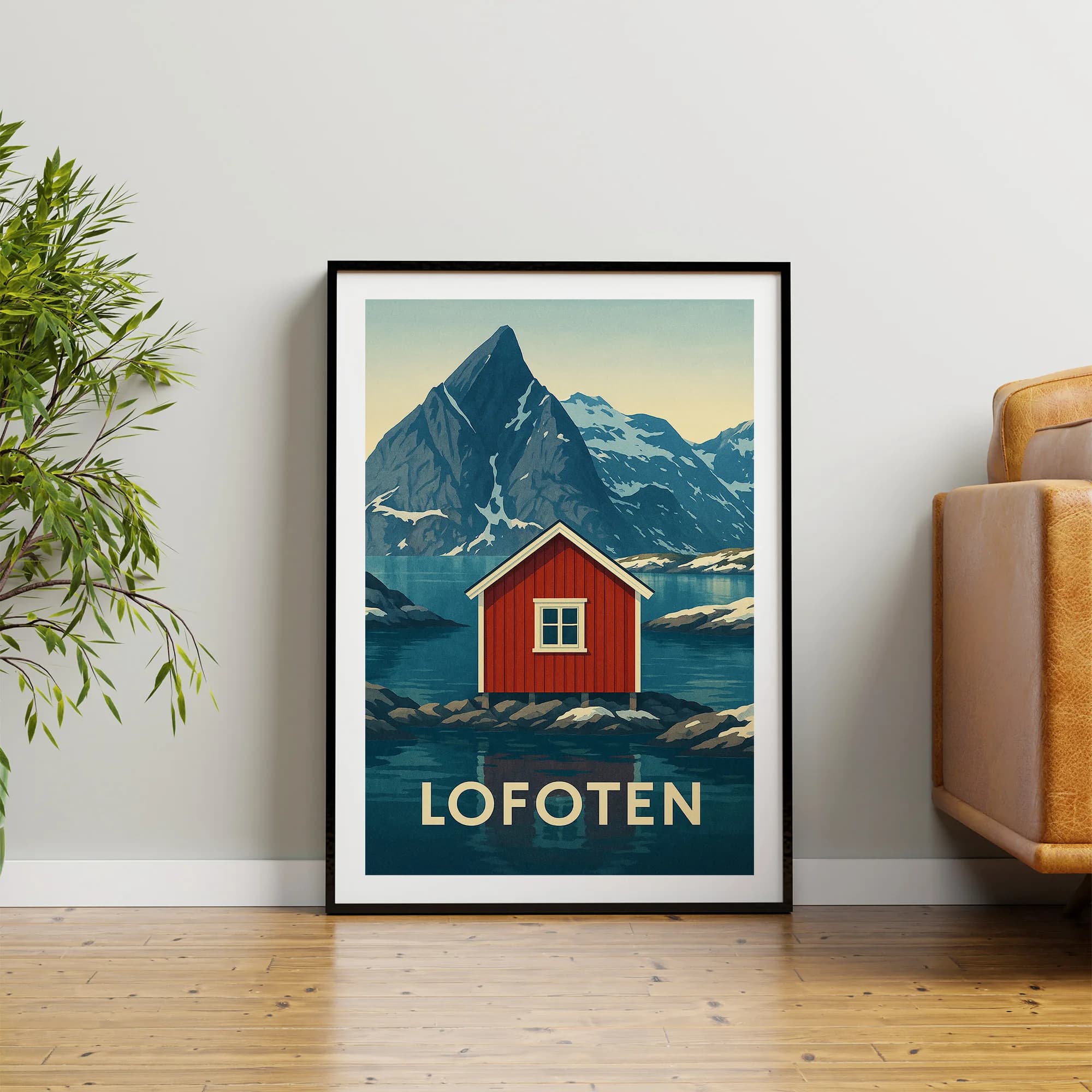 Lofoten graphic print