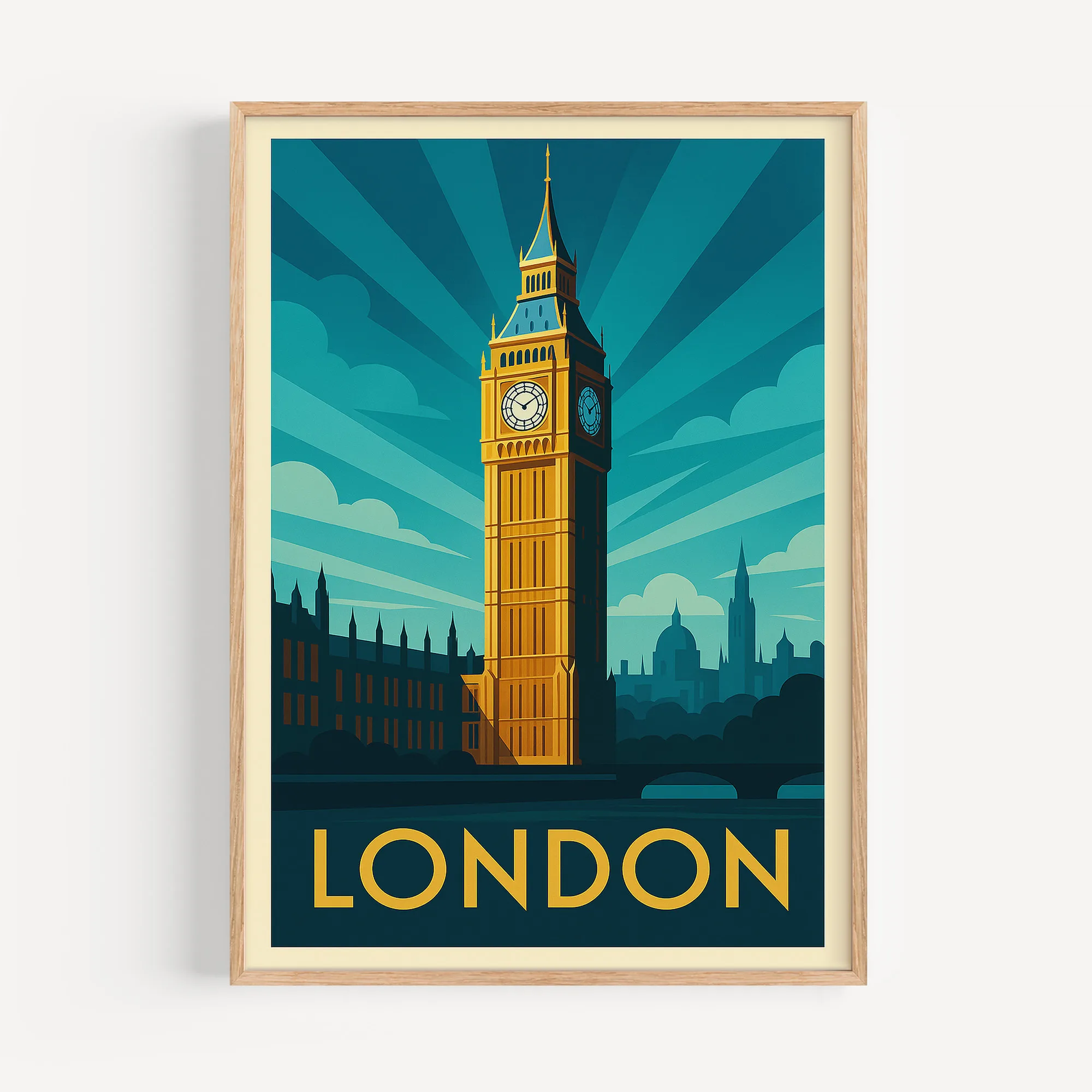 London graphic print