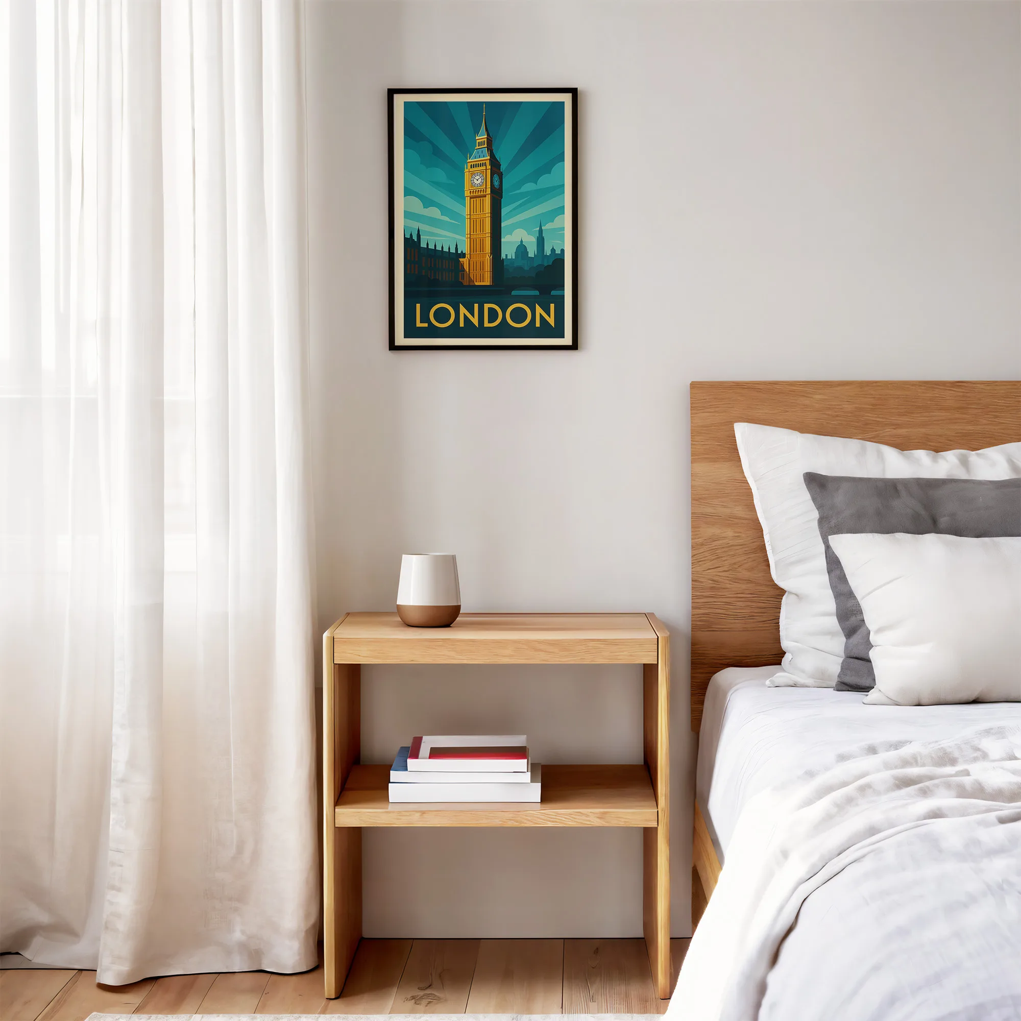 London graphic print