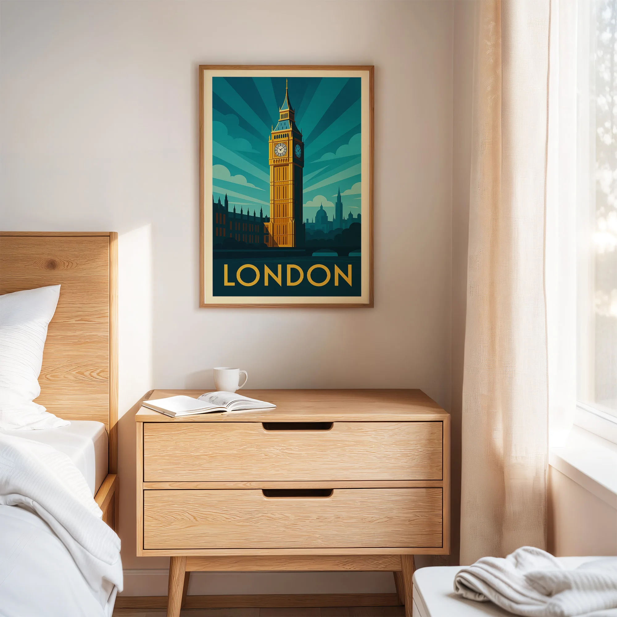 London graphic print