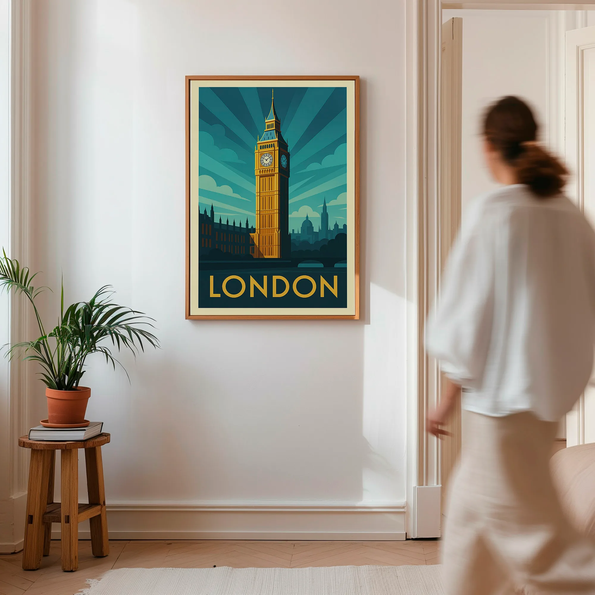 London graphic print
