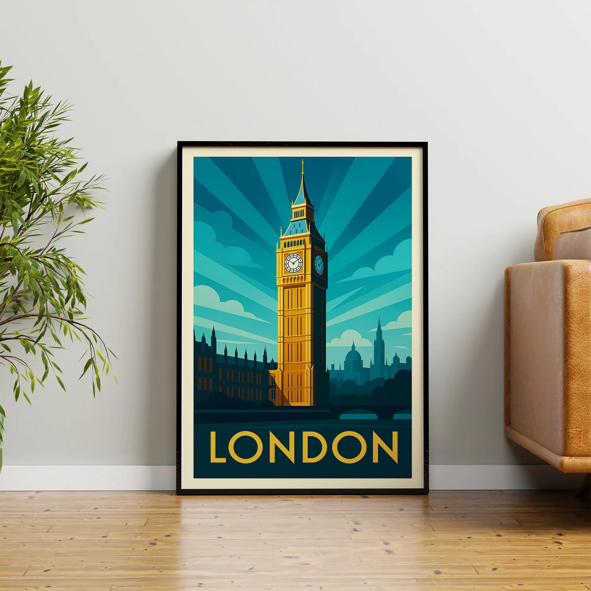 London graphic print