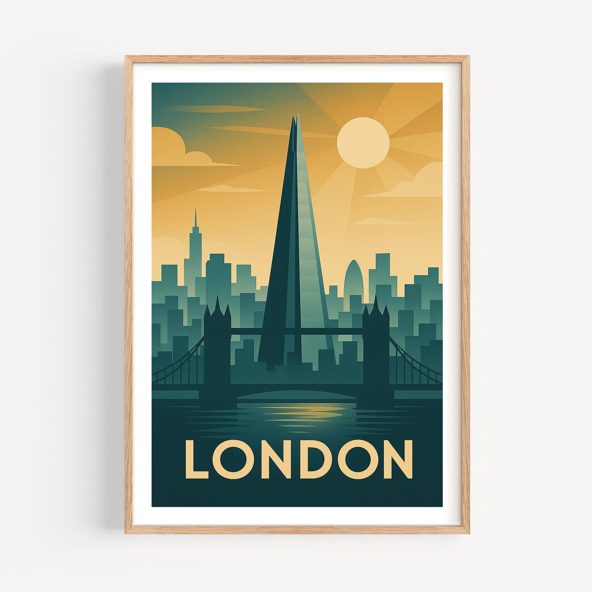 London graphic print