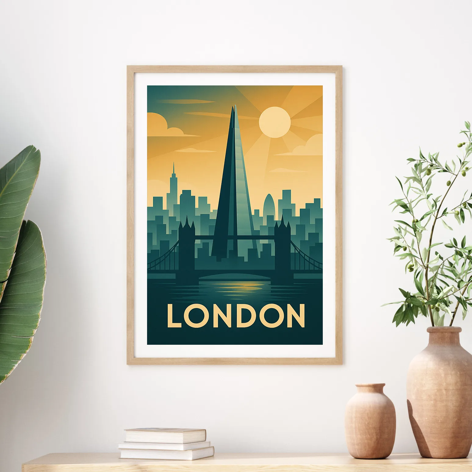 London graphic print