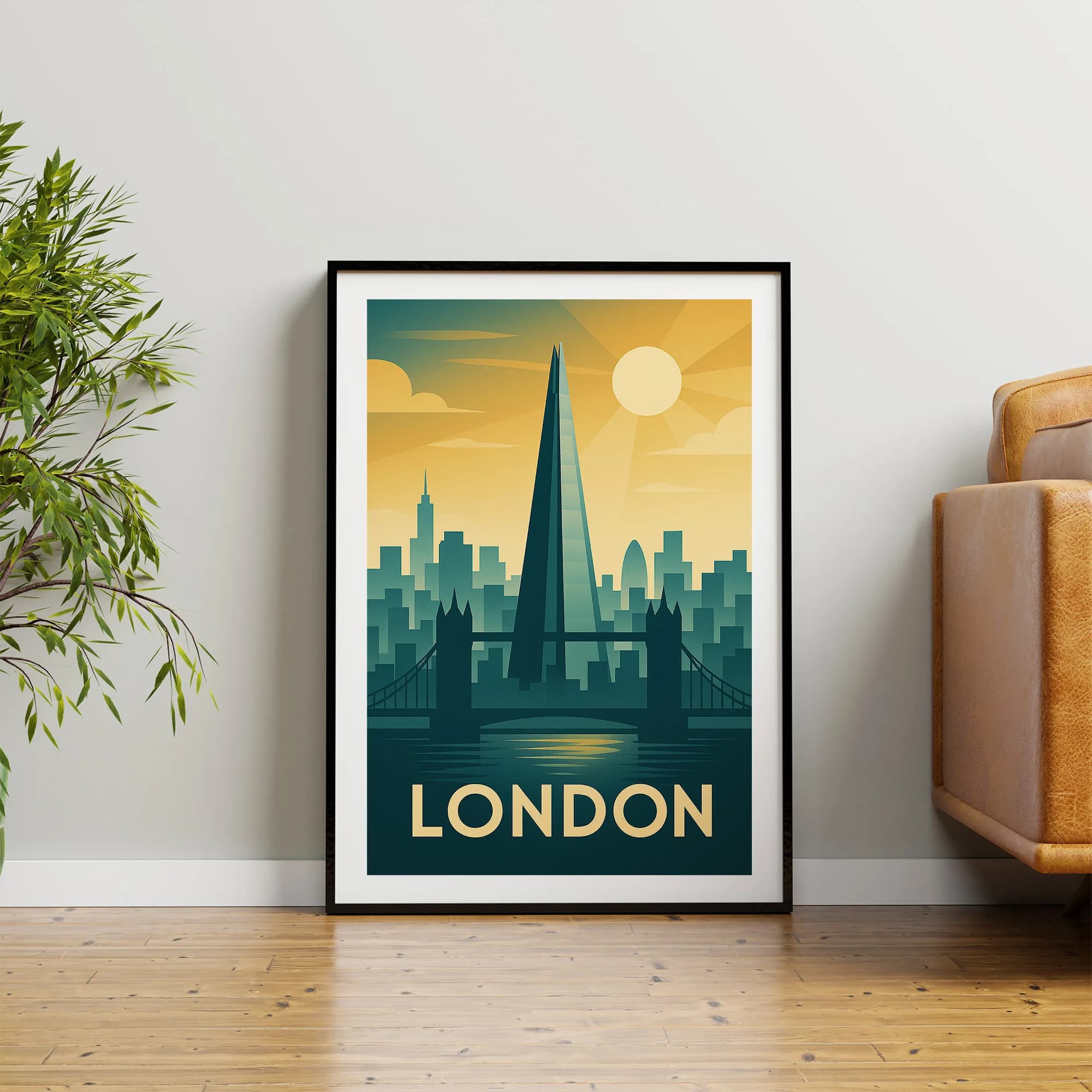 London graphic print
