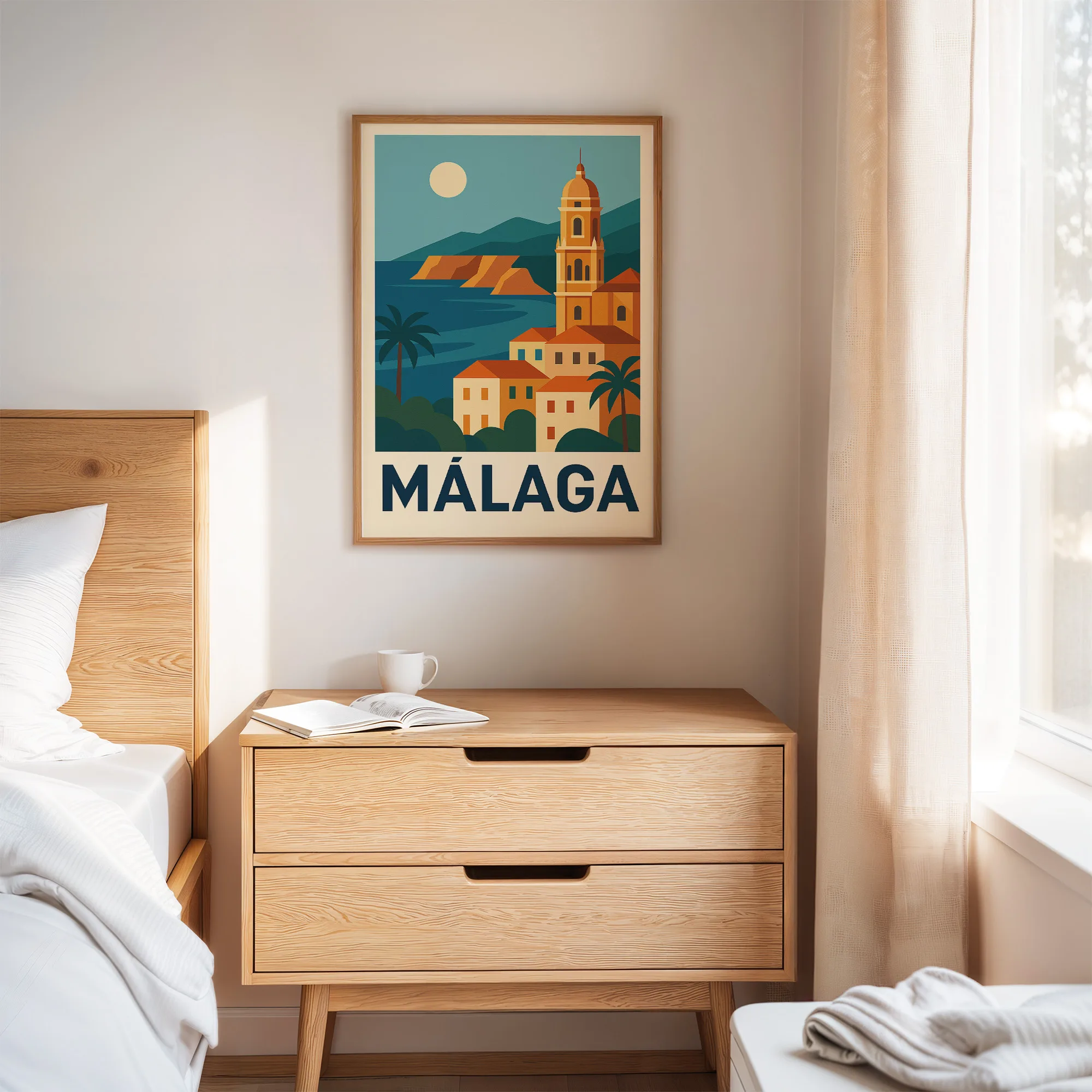 Malaga graphic print