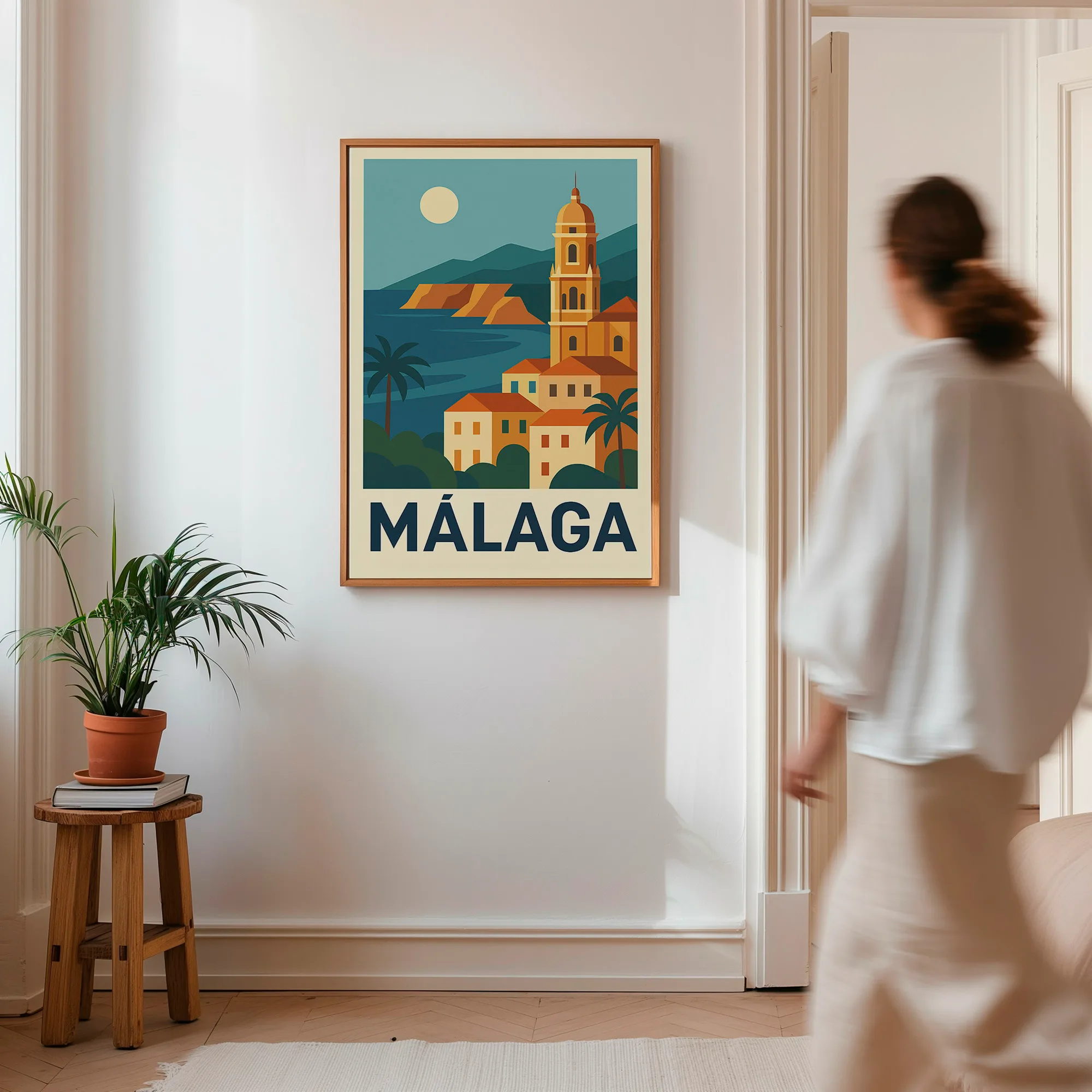 Malaga graphic print