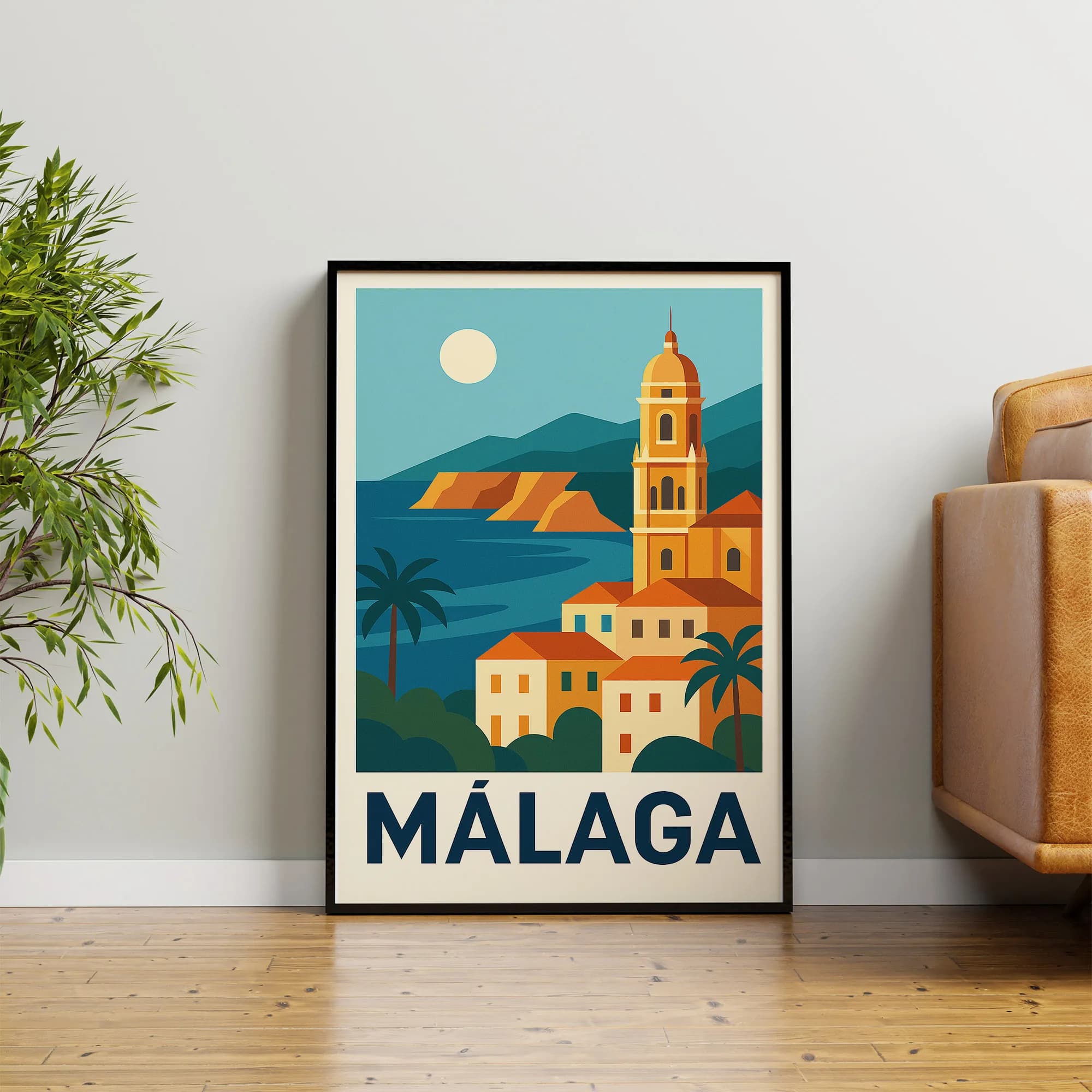 Malaga graphic print