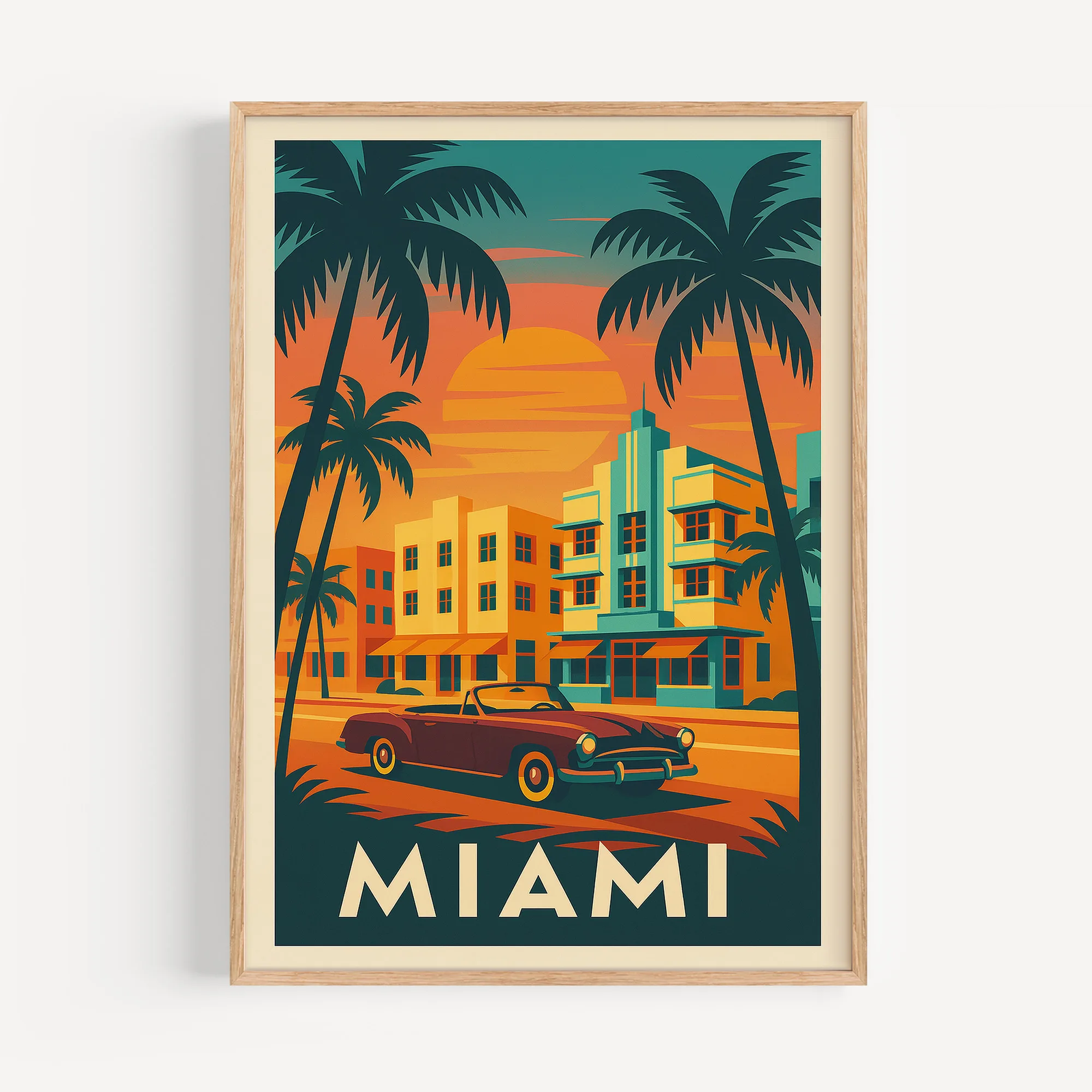 Miami graphic print