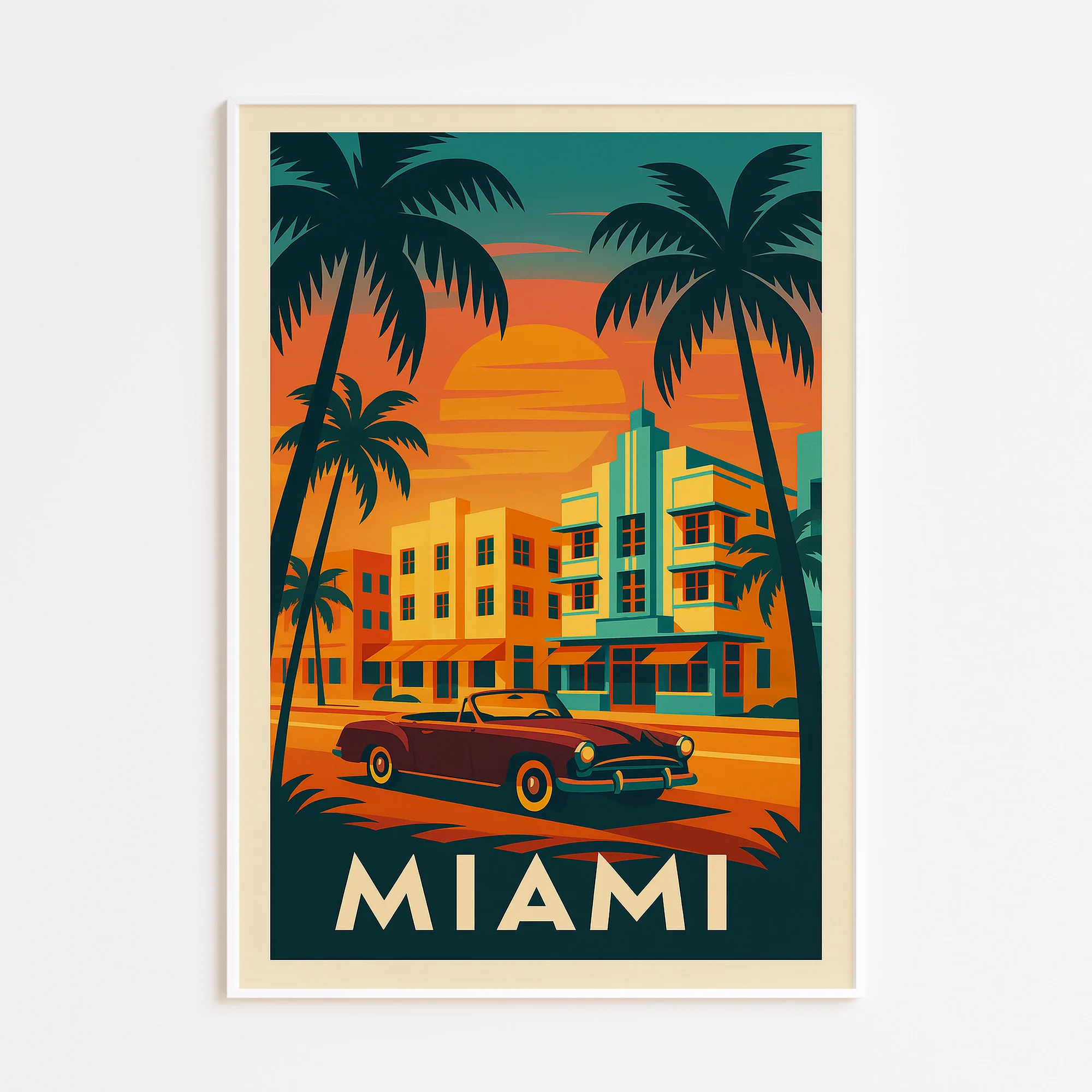 Miami graphic print