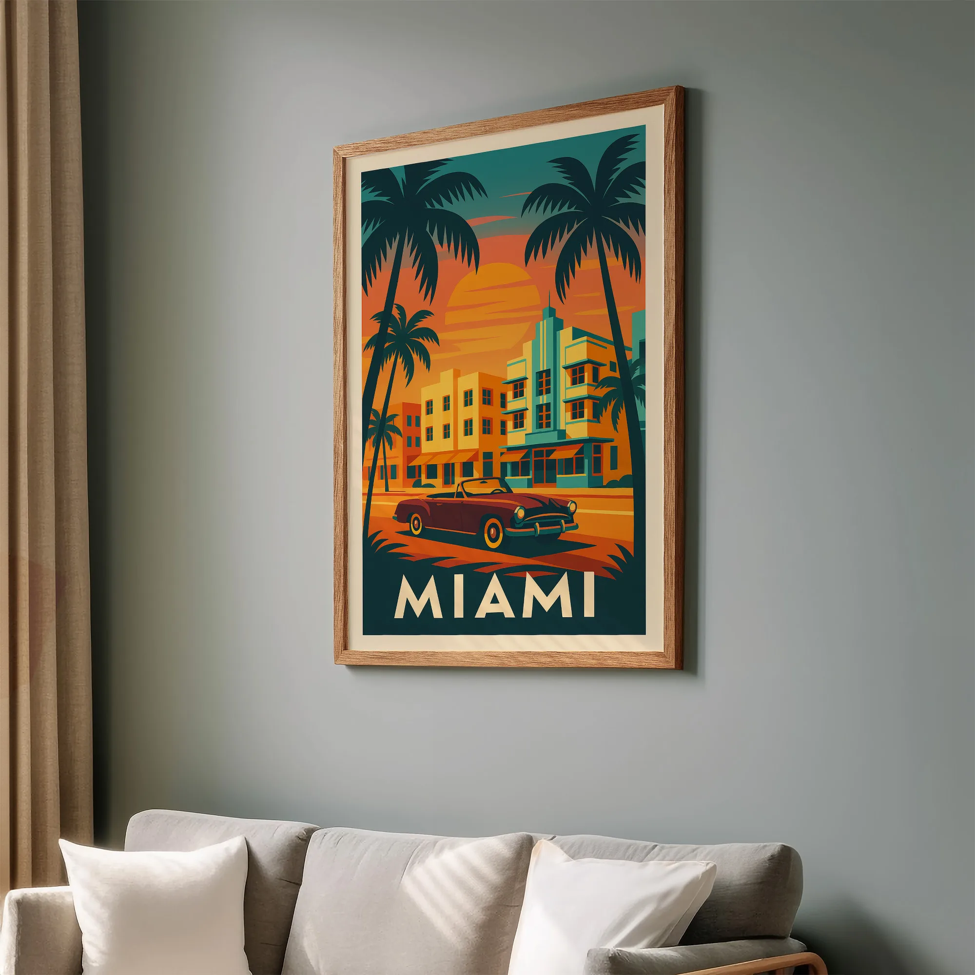 Miami graphic print