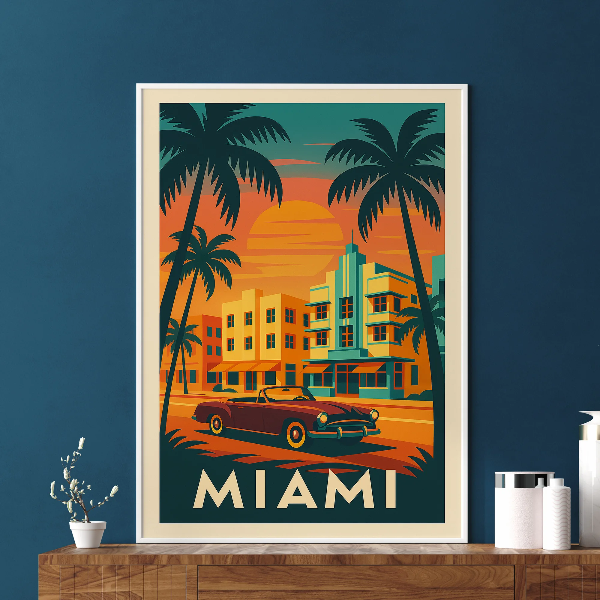 Miami graphic print