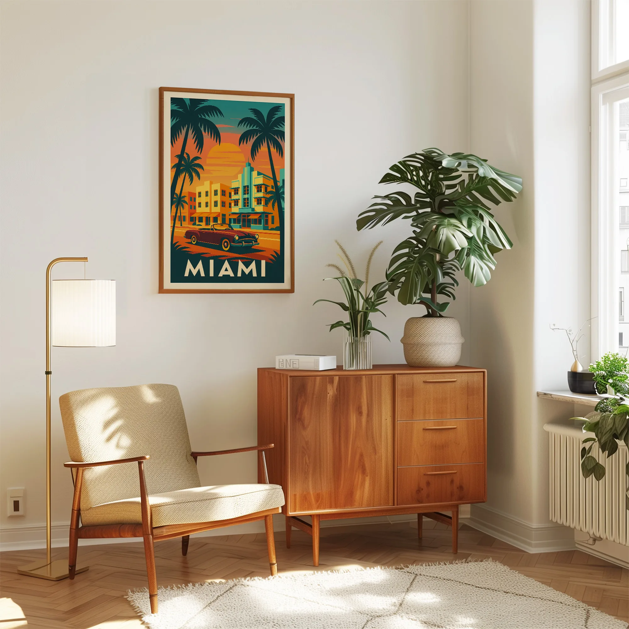 Miami graphic print