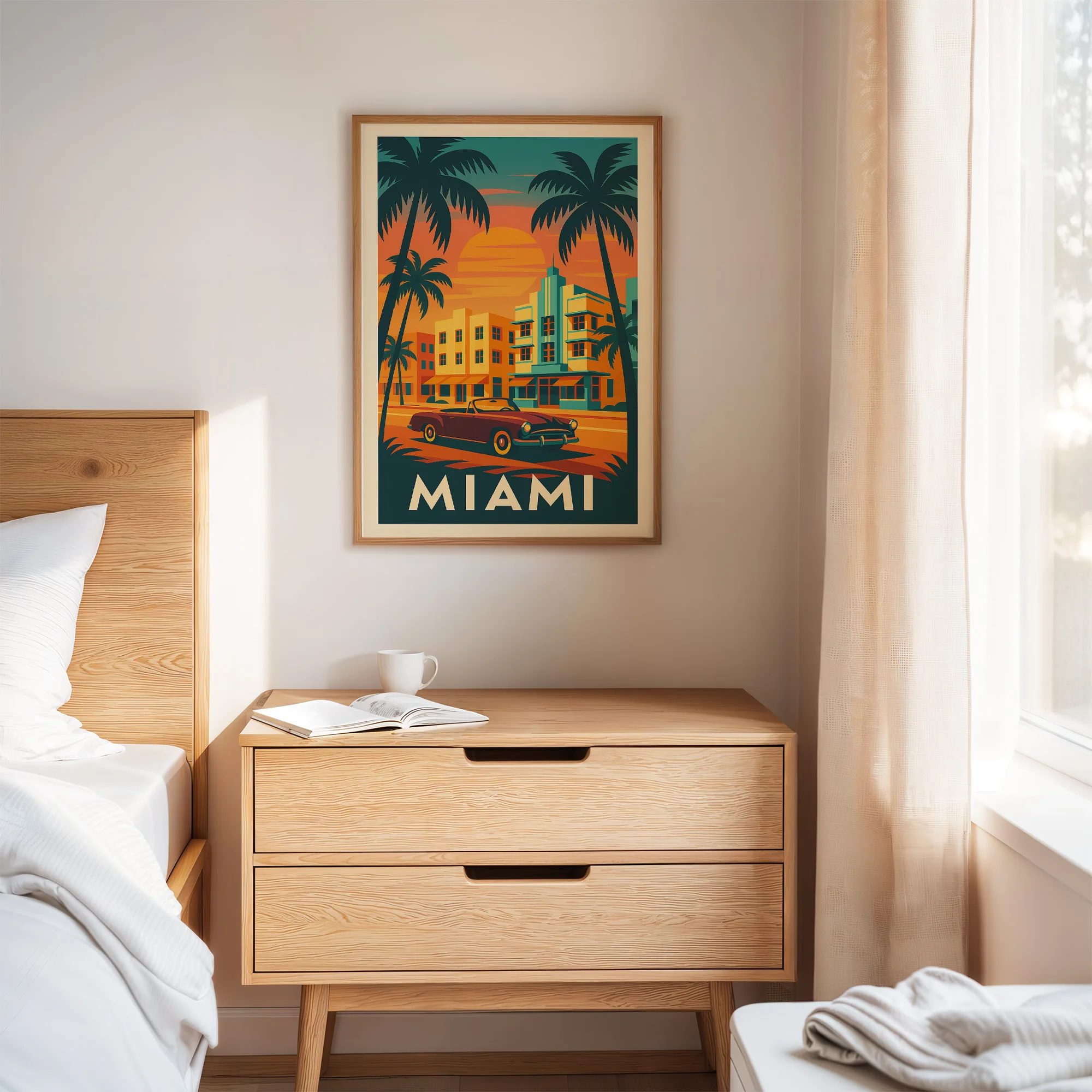 Miami graphic print