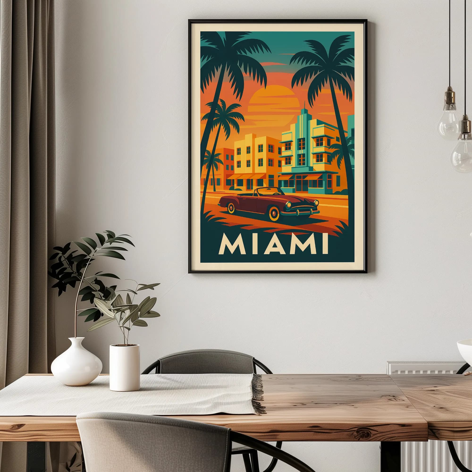 Miami graphic print